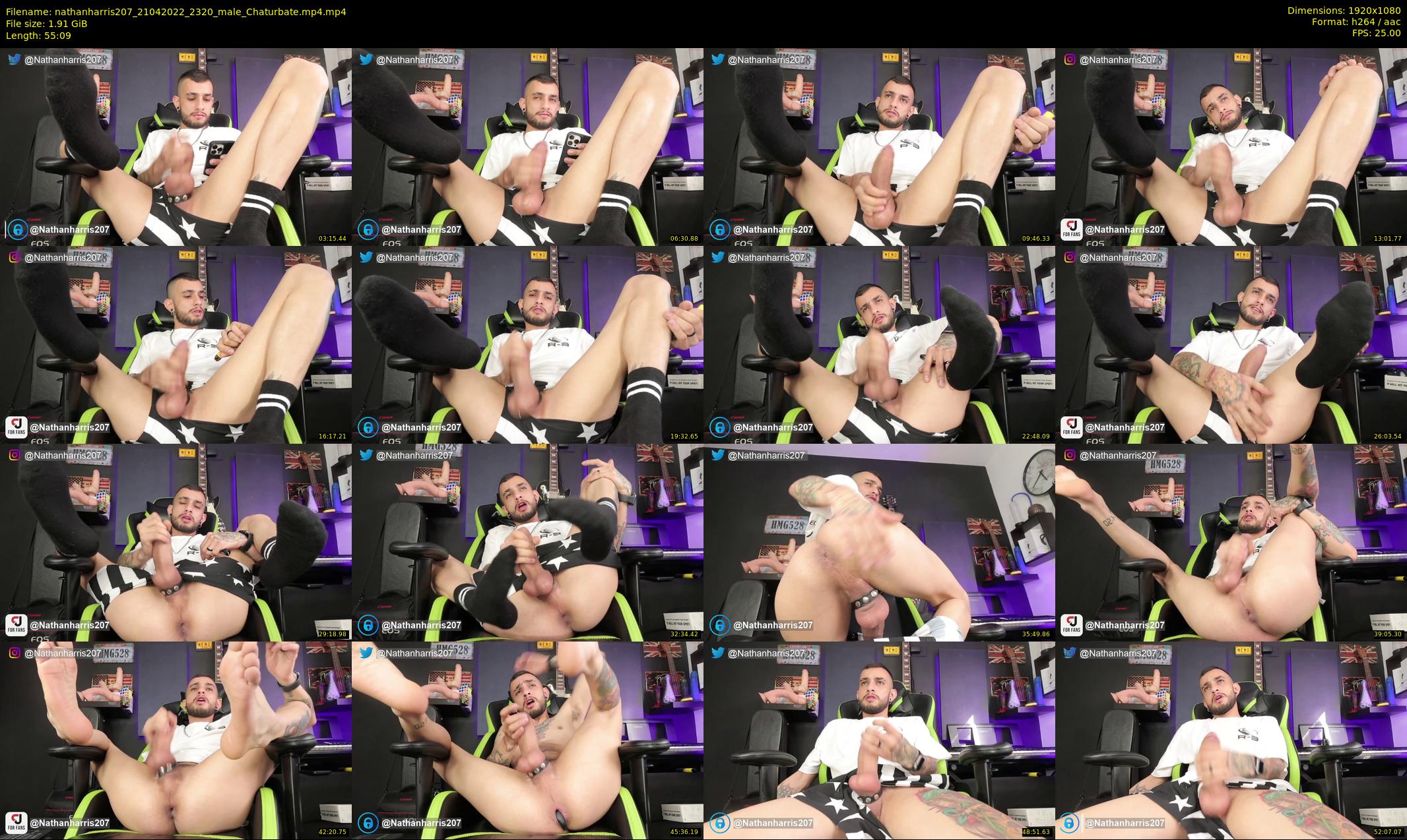 nathanharris207 — 56 minute Chaturbate male cam show recording, 1080p, Apr 21, 2022