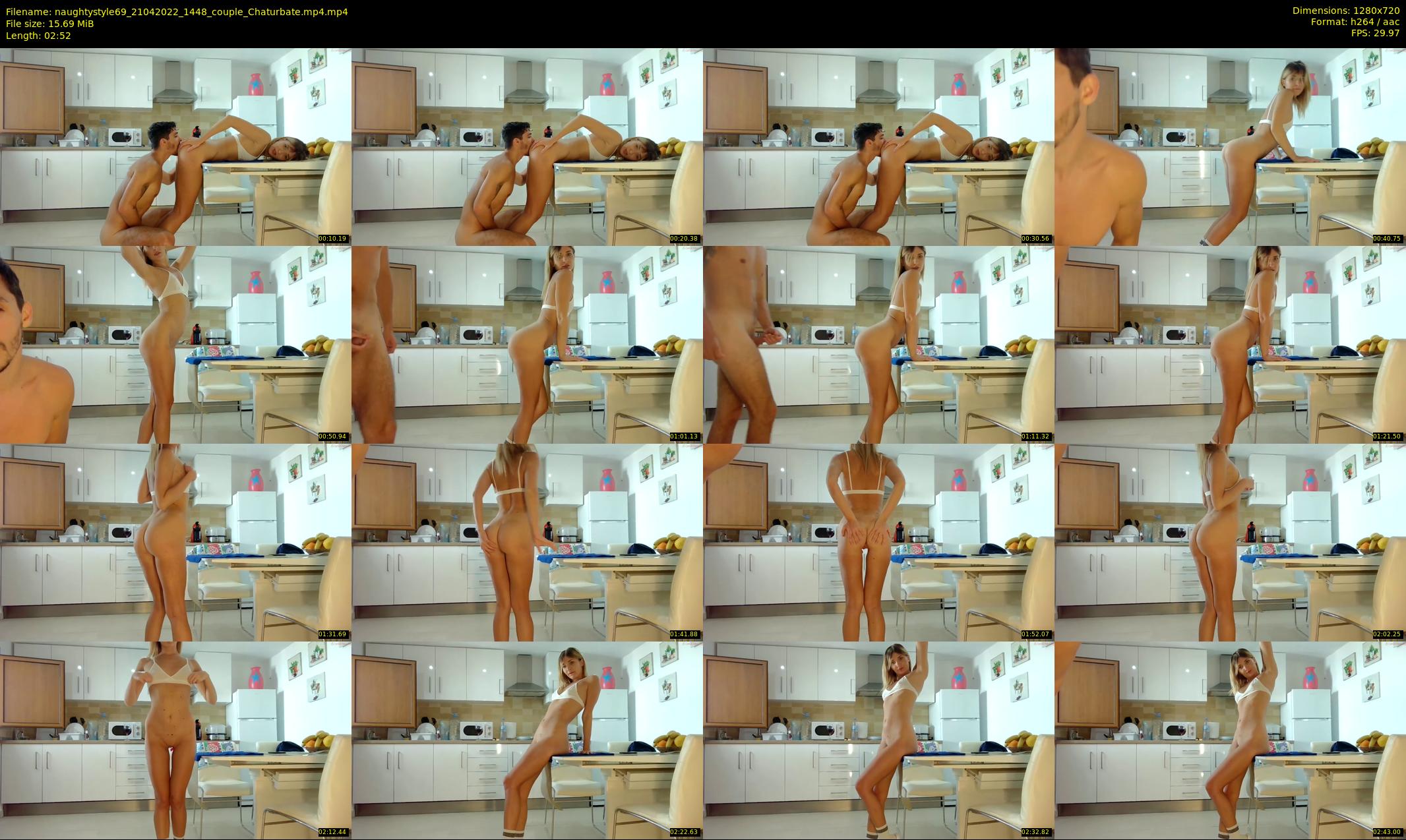 naughtystyle69 — 3 minute Chaturbate couple cam show recording, 720p, Apr 21, 2022