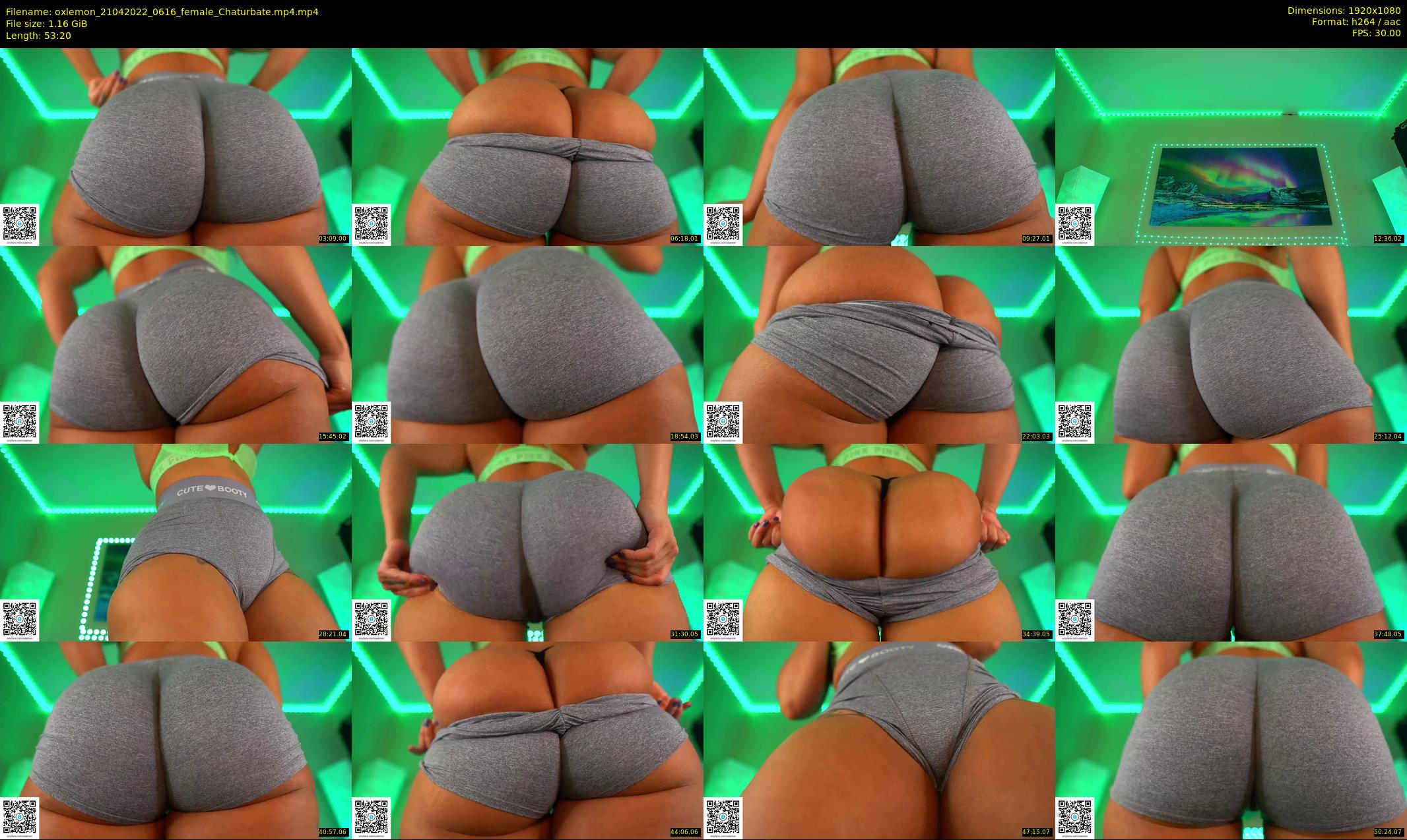 oxlemon — 54 minute Chaturbate female cam show recording, 1080p, Apr 21, 2022