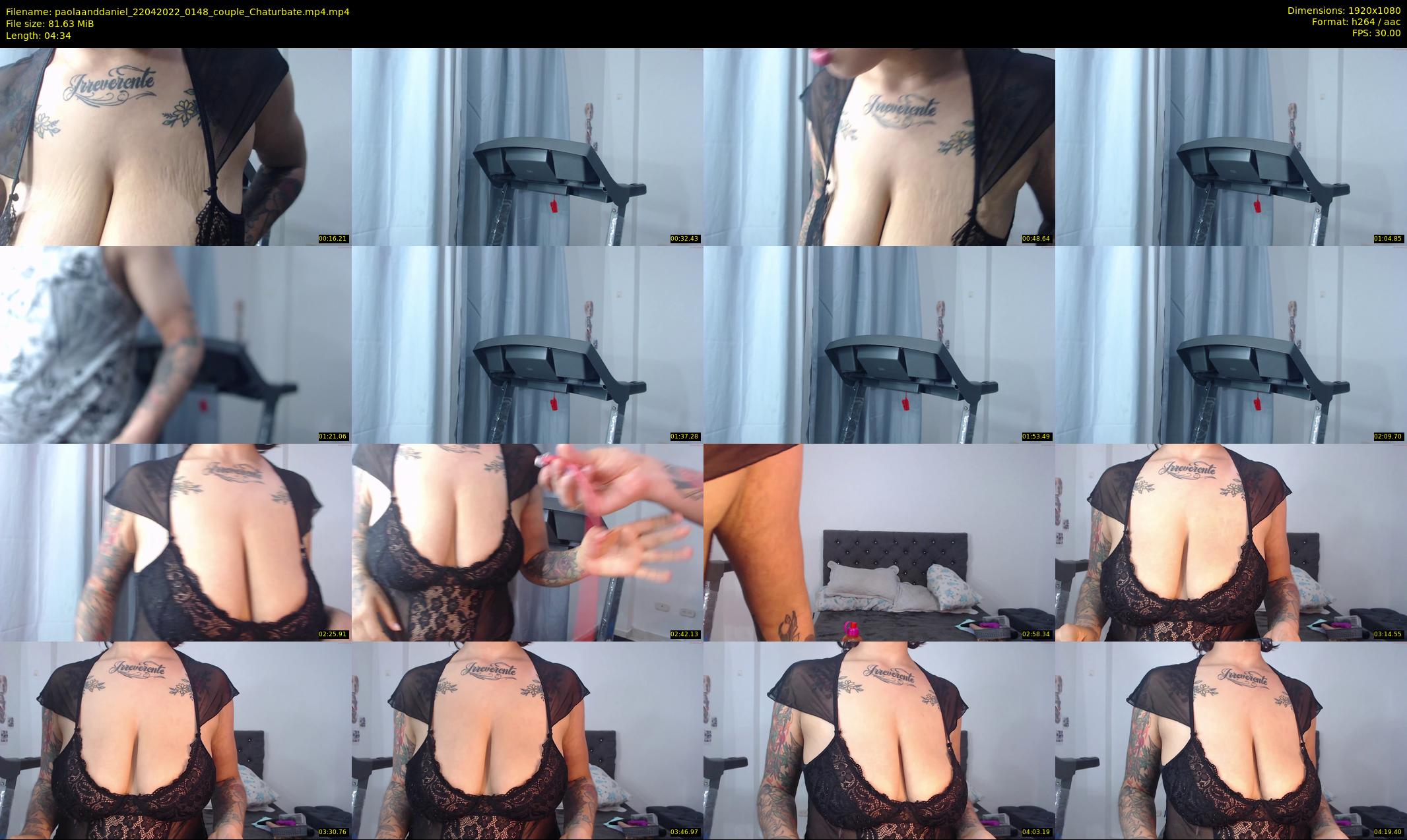 paolaanddaniel — 5 minute Chaturbate couple cam show recording, 1080p, Apr 22, 2022