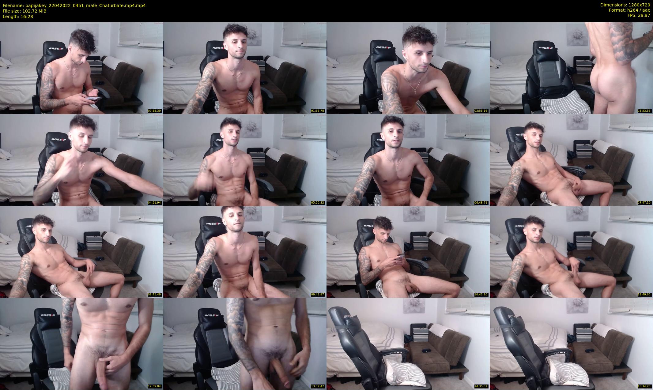 papijakey — 17 minute Chaturbate male cam show recording, 720p, Apr 22, 2022
