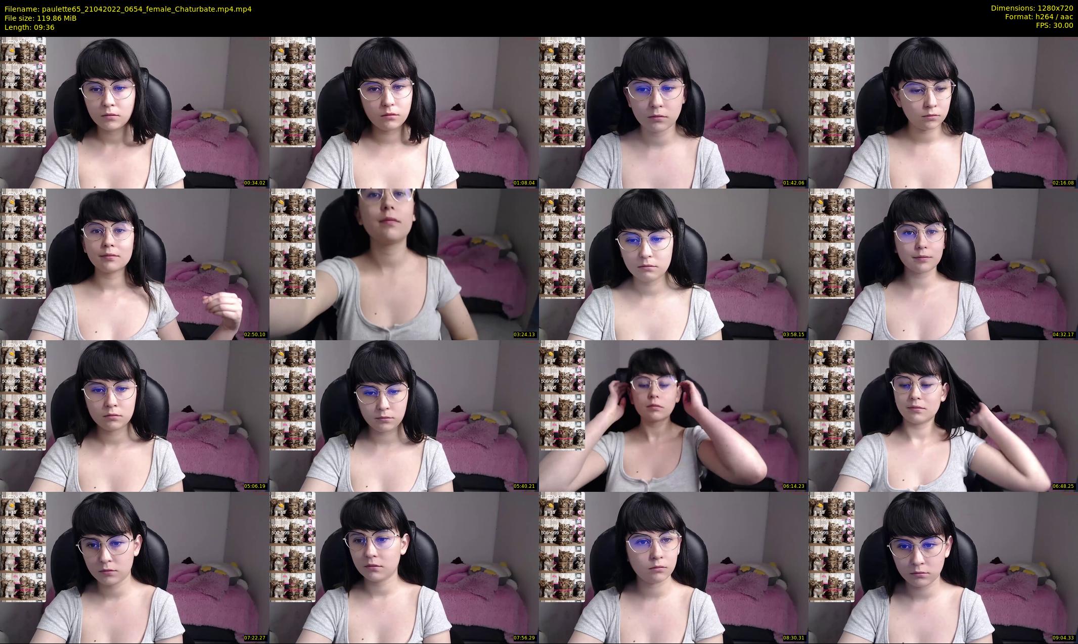 paulette65 — 10 minute Chaturbate female cam show recording, 720p, Apr 21, 2022