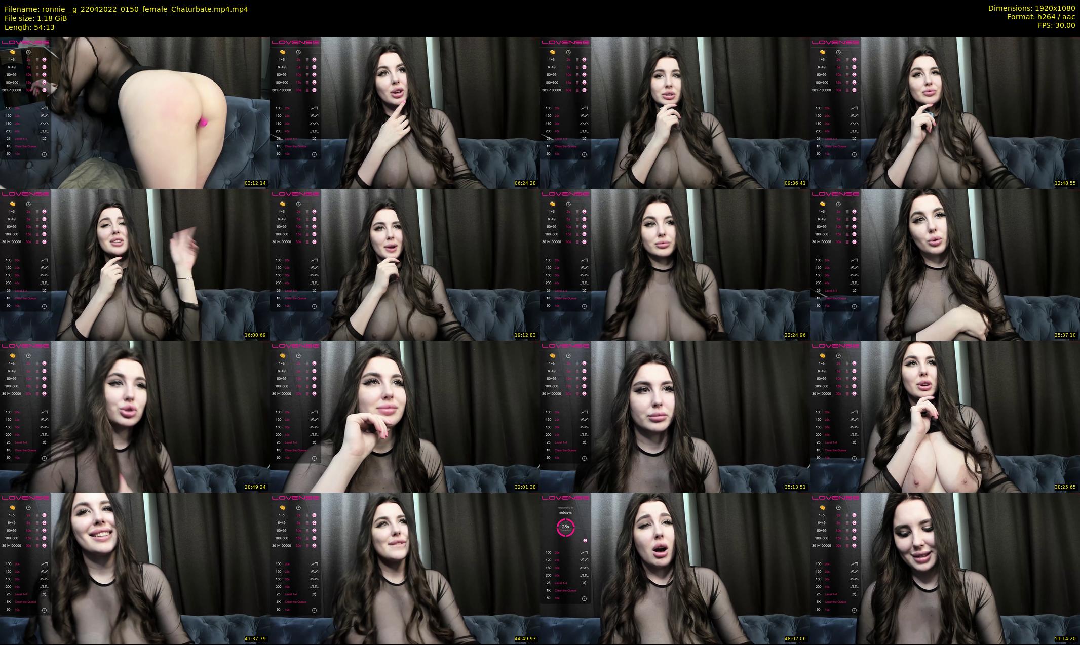 ronnie__g — 55 minute Chaturbate female cam show recording, 1080p, Apr 22, 2022