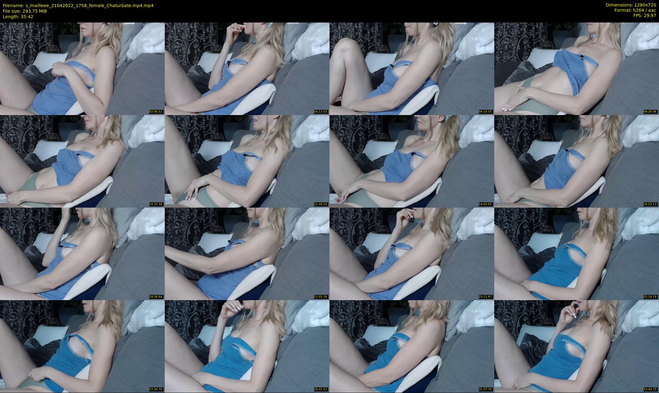 s_mailleee — 36 minute Chaturbate female cam show recording, 720p, Apr 21, 2022
