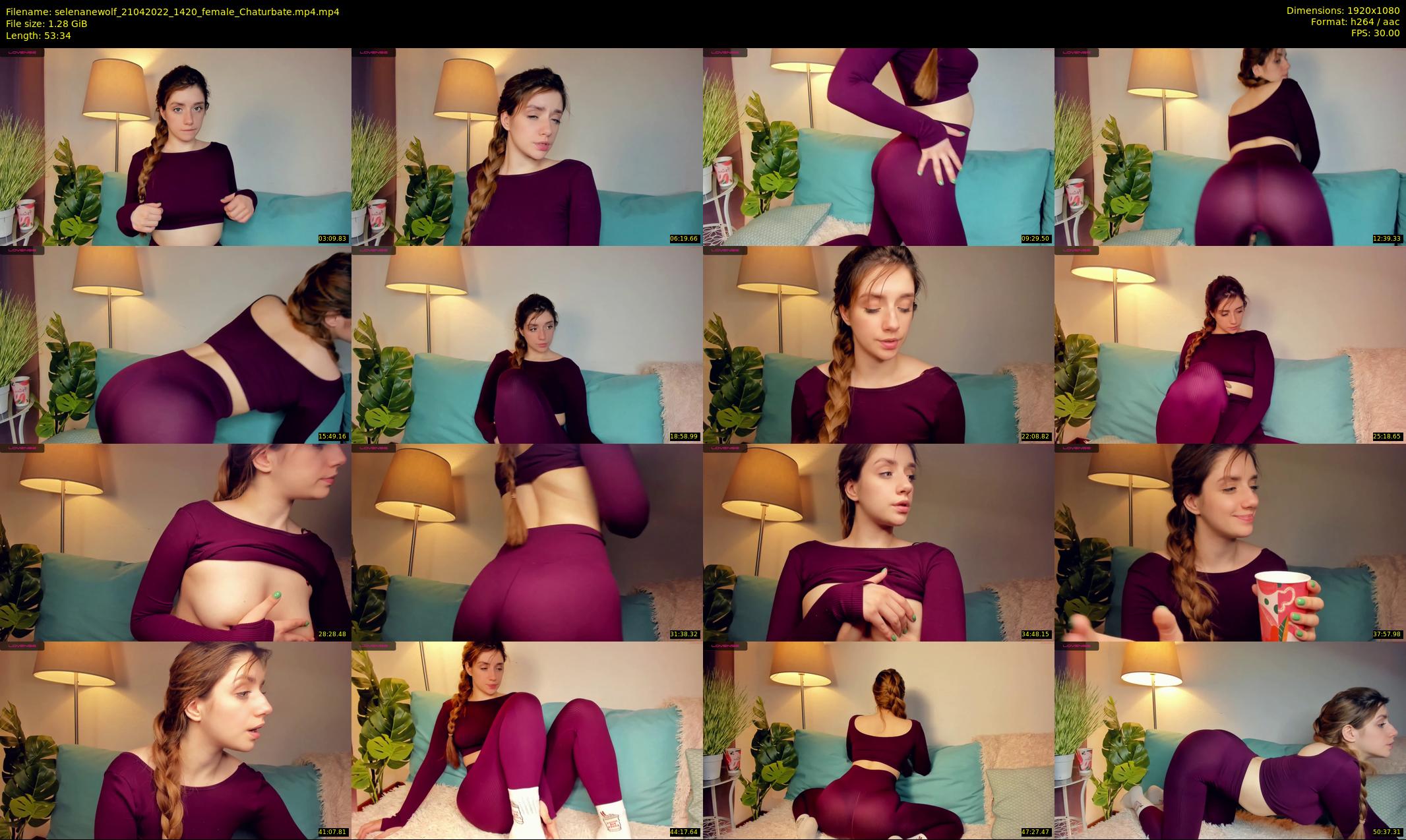 selenanewolf — 54 minute Chaturbate couple cam show recording, 1080p, Apr 21, 2022