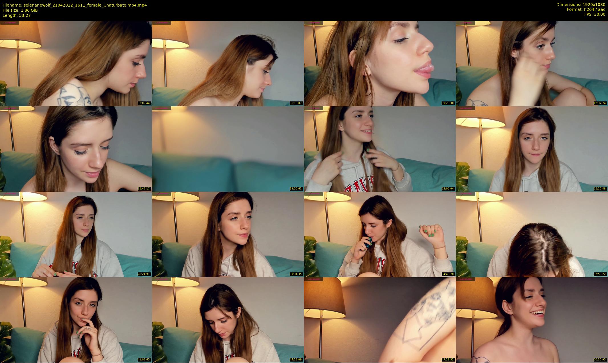 selenanewolf — 54 minute Chaturbate couple cam show recording, 1080p, Apr 21, 2022