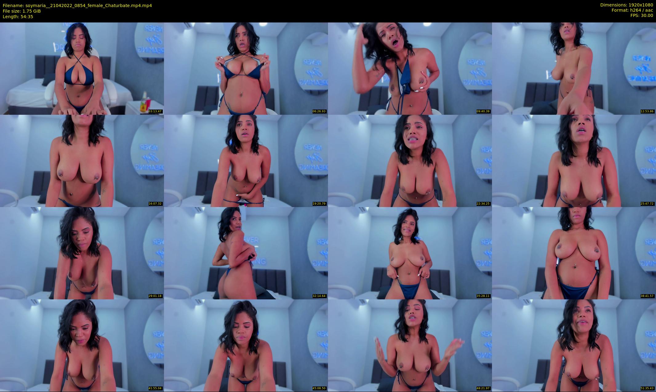 soymaria_ — 55 minute Chaturbate female cam show recording, 1080p, Apr 21, 2022