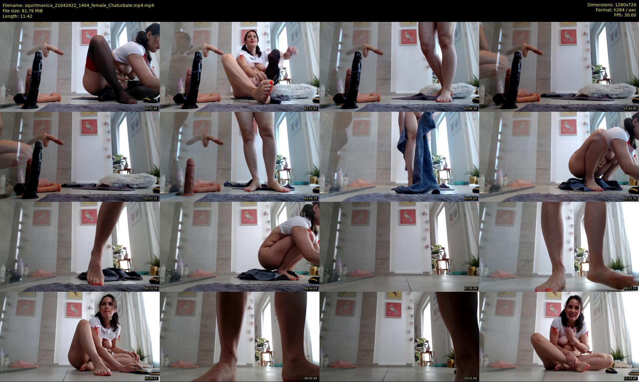 squirtmanica — 12 minute Chaturbate female cam show recording, 720p, Apr 21, 2022