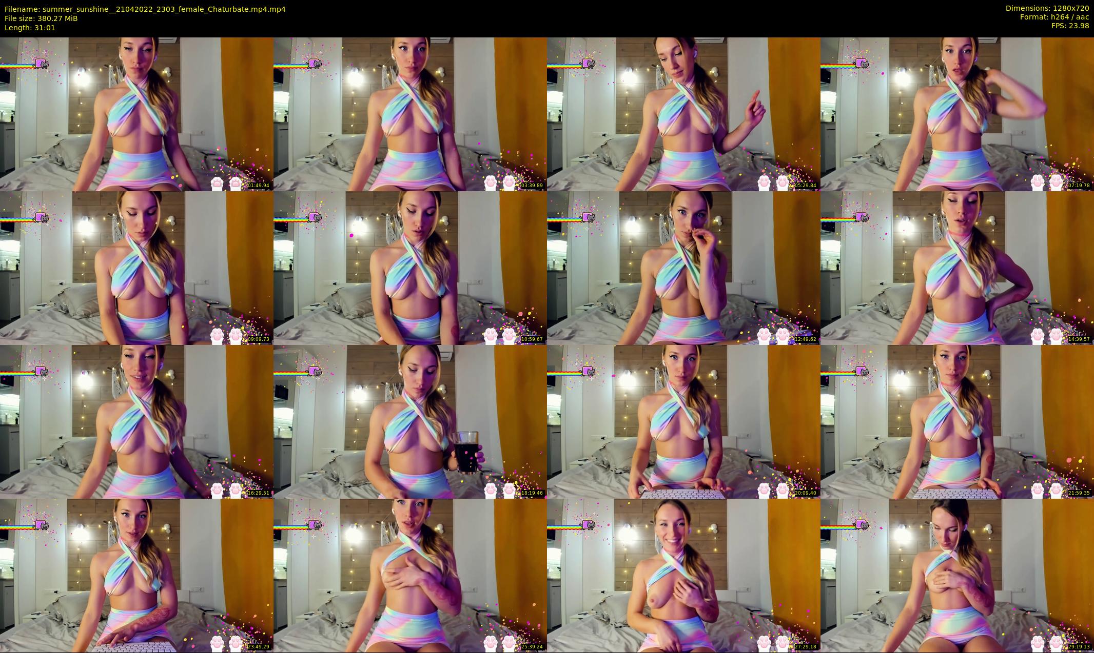 summer_sunshine_ — 32 minute Chaturbate female cam show recording, 720p, Apr 21, 2022