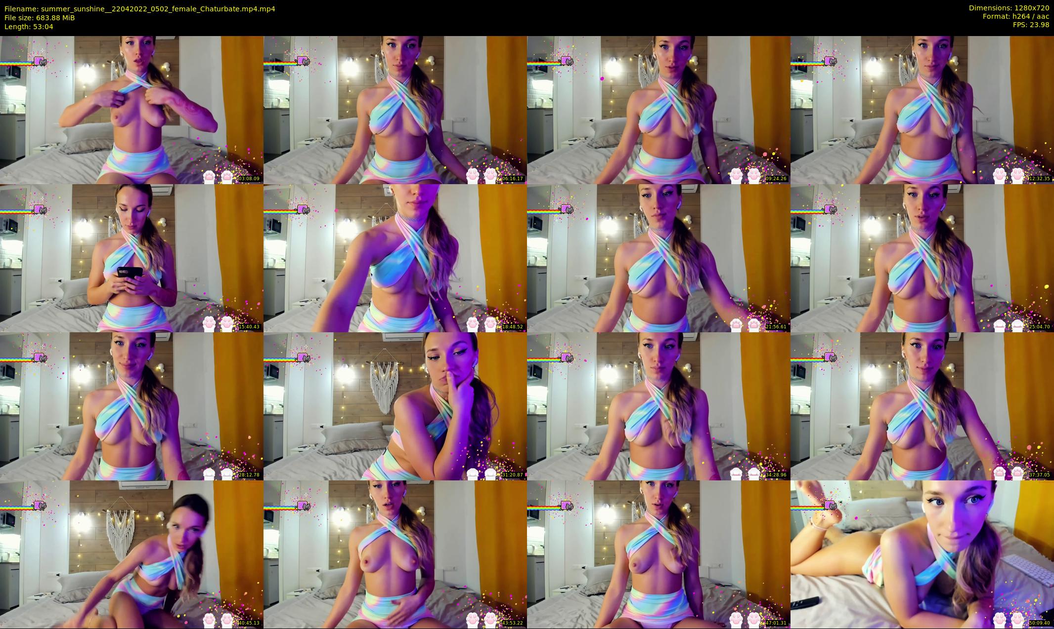 summer_sunshine_ — 54 minute Chaturbate female cam show recording, 720p, Apr 22, 2022