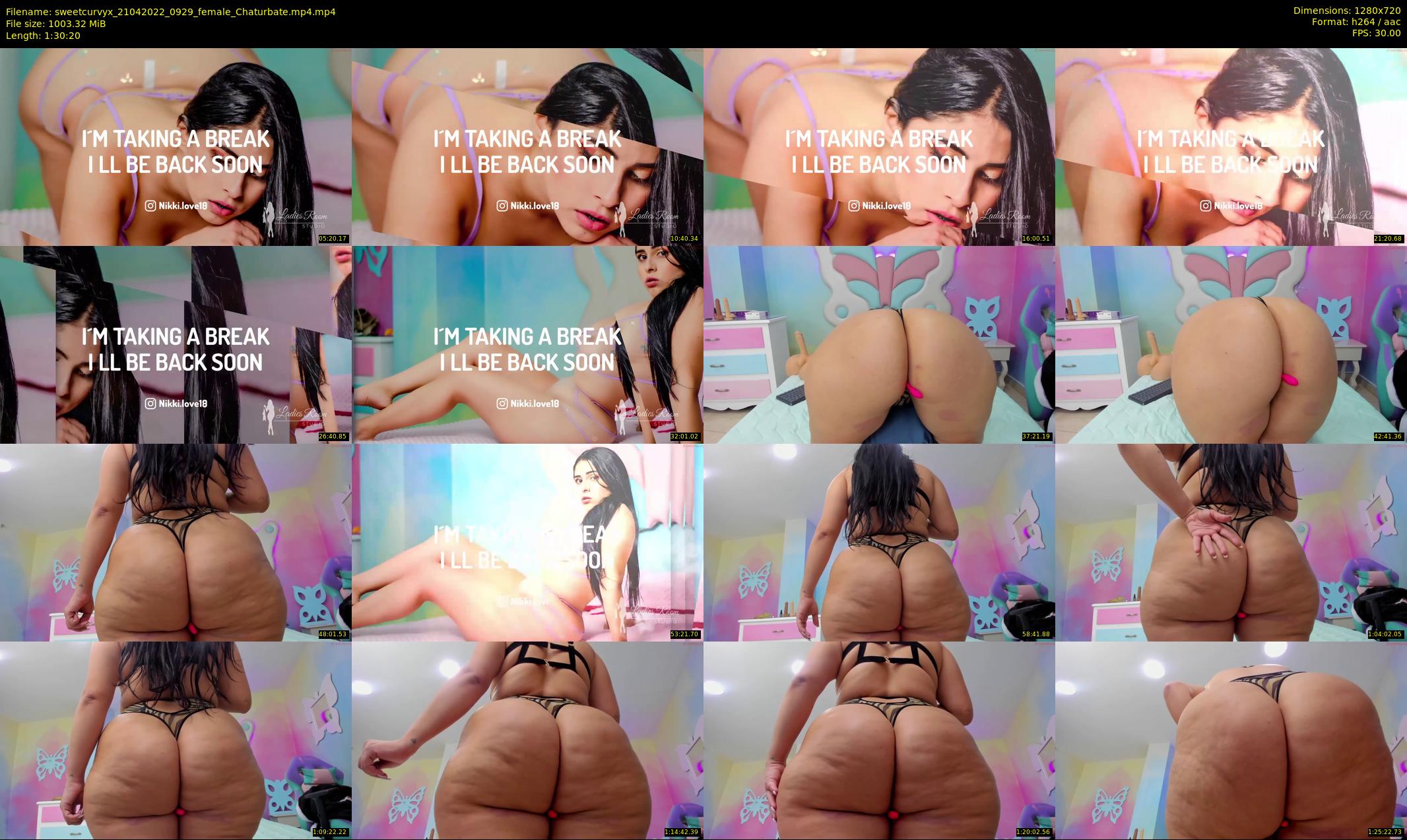 sweetcurvyx — 91 minute Chaturbate couple cam show recording, 720p, Apr 21, 2022