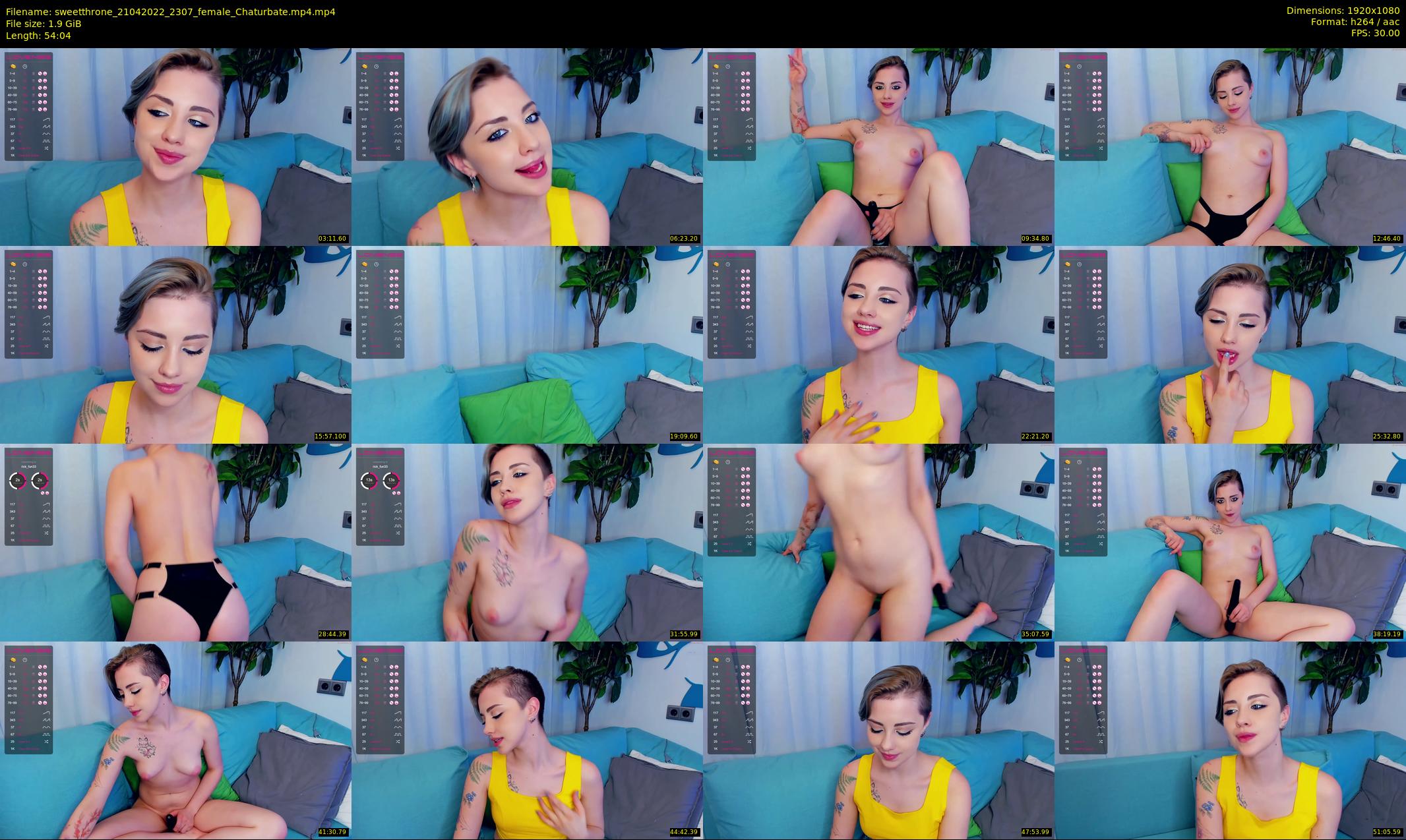 sweetthrone — 55 minute Chaturbate couple cam show recording, 1080p, Apr 21, 2022