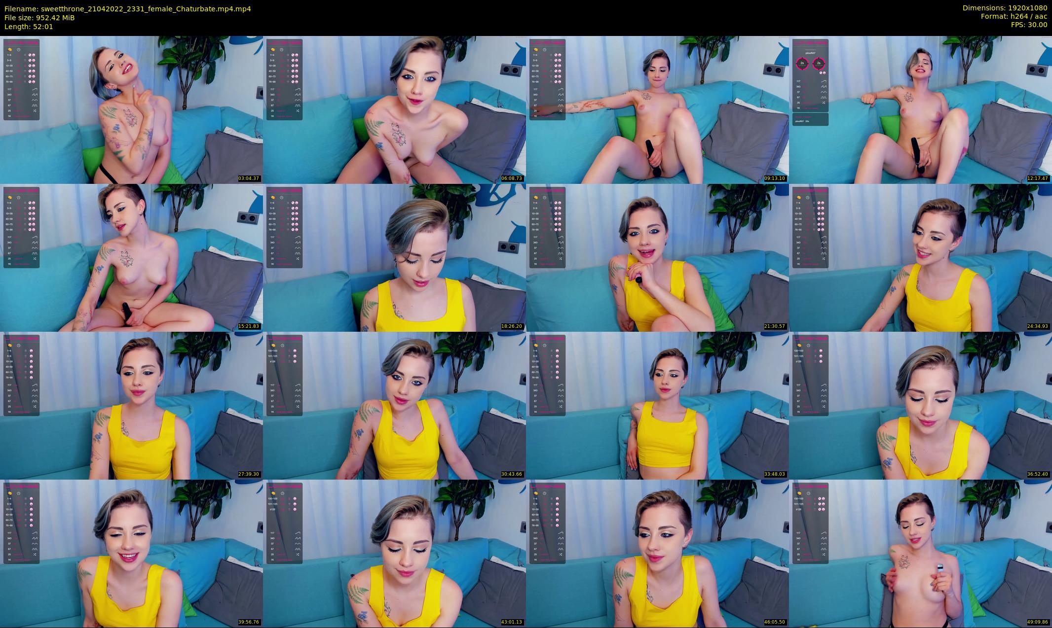 sweetthrone — 53 minute Chaturbate couple cam show recording, 1080p, Apr 21, 2022