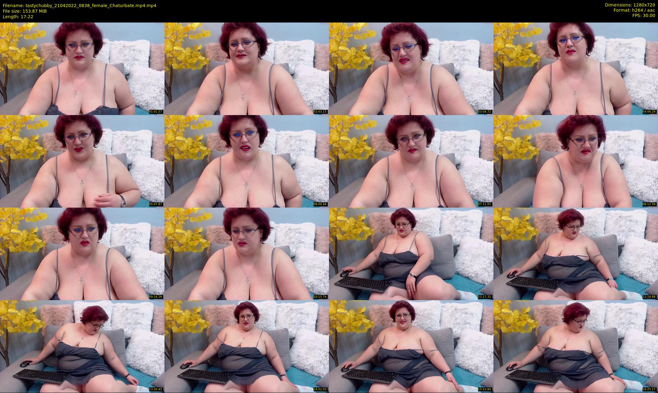 tastychubby — 18 minute Chaturbate female cam show recording, 720p, Apr 21, 2022