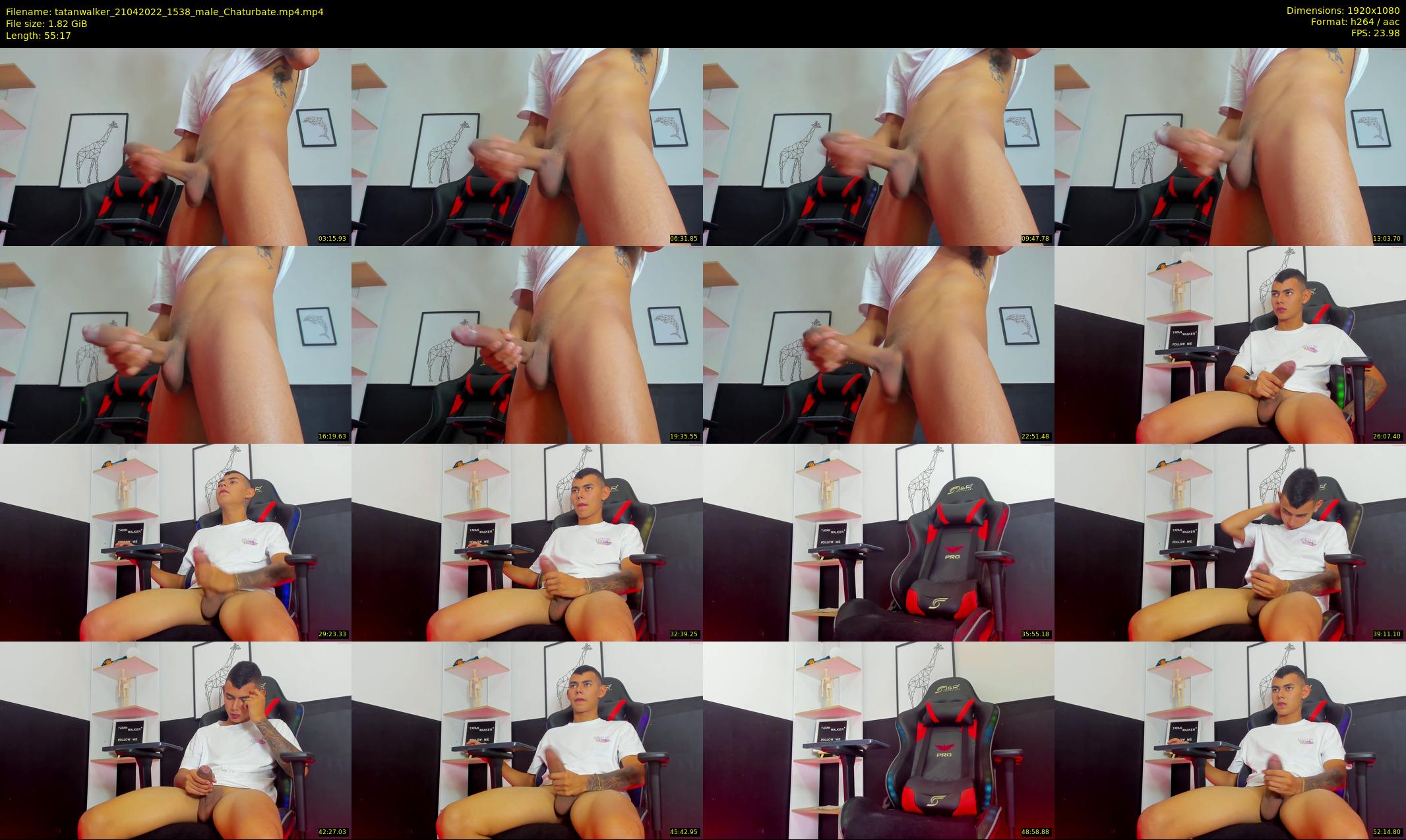 tatanwalker — 56 minute Chaturbate male cam show recording, 1080p, Apr 21, 2022