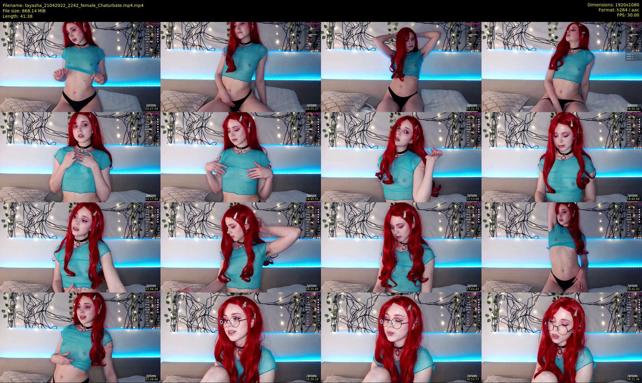 tayasha — 42 minute Chaturbate female cam show recording, 1080p, Apr 21, 2022