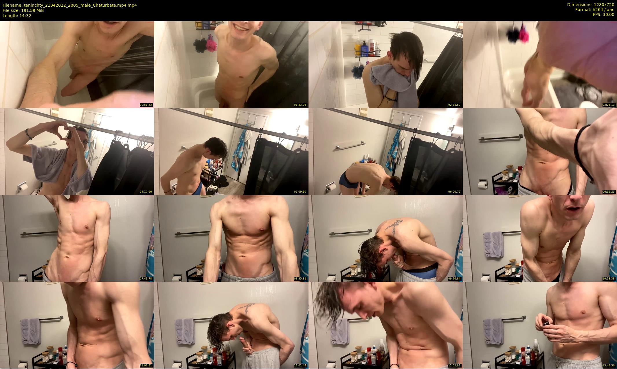 teninchty — 15 minute Chaturbate male cam show recording, 720p, Apr 21, 2022
