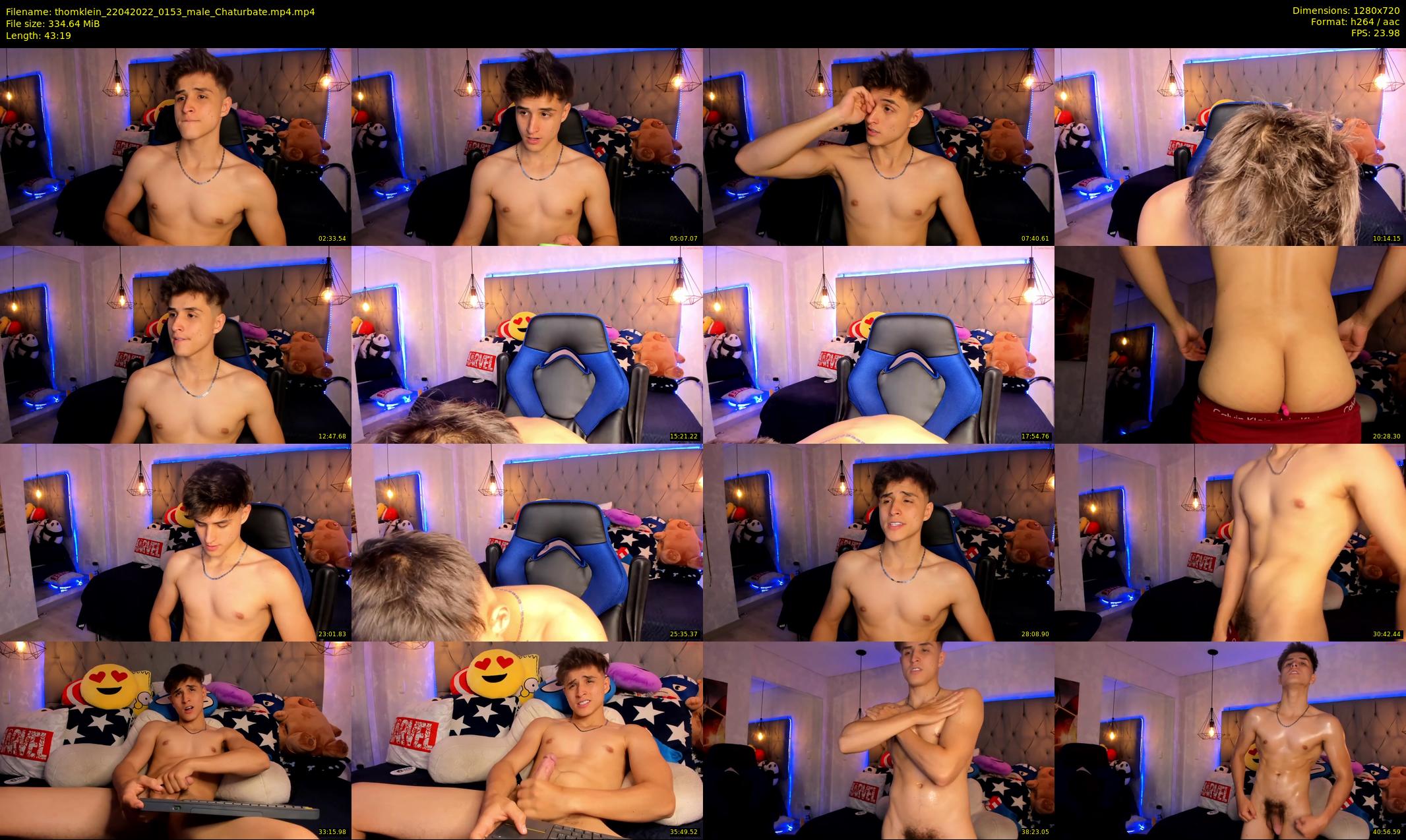 thomklein — 44 minute Chaturbate male cam show recording, 720p, Apr 22, 2022