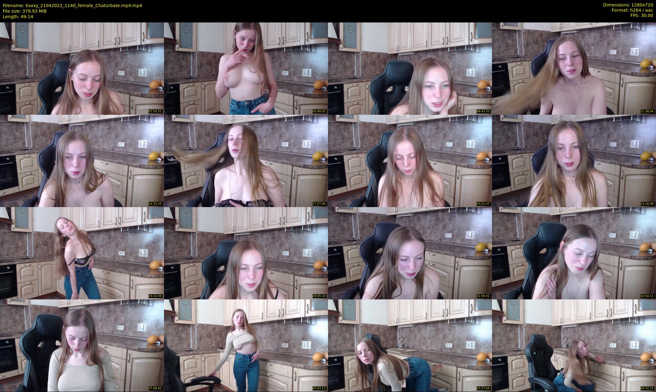 tixxxy — 50 minute Chaturbate female cam show recording, 720p, Apr 21, 2022