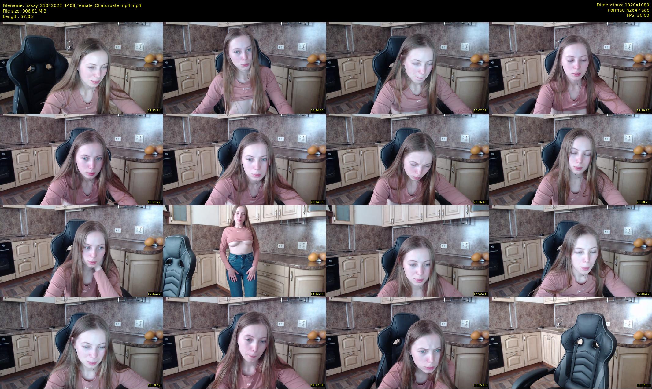 tixxxy — 58 minute Chaturbate female cam show recording, 1080p, Apr 21, 2022