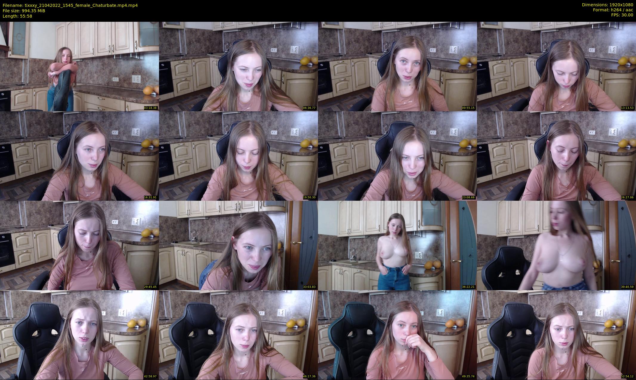 tixxxy — 56 minute Chaturbate female cam show recording, 1080p, Apr 21, 2022
