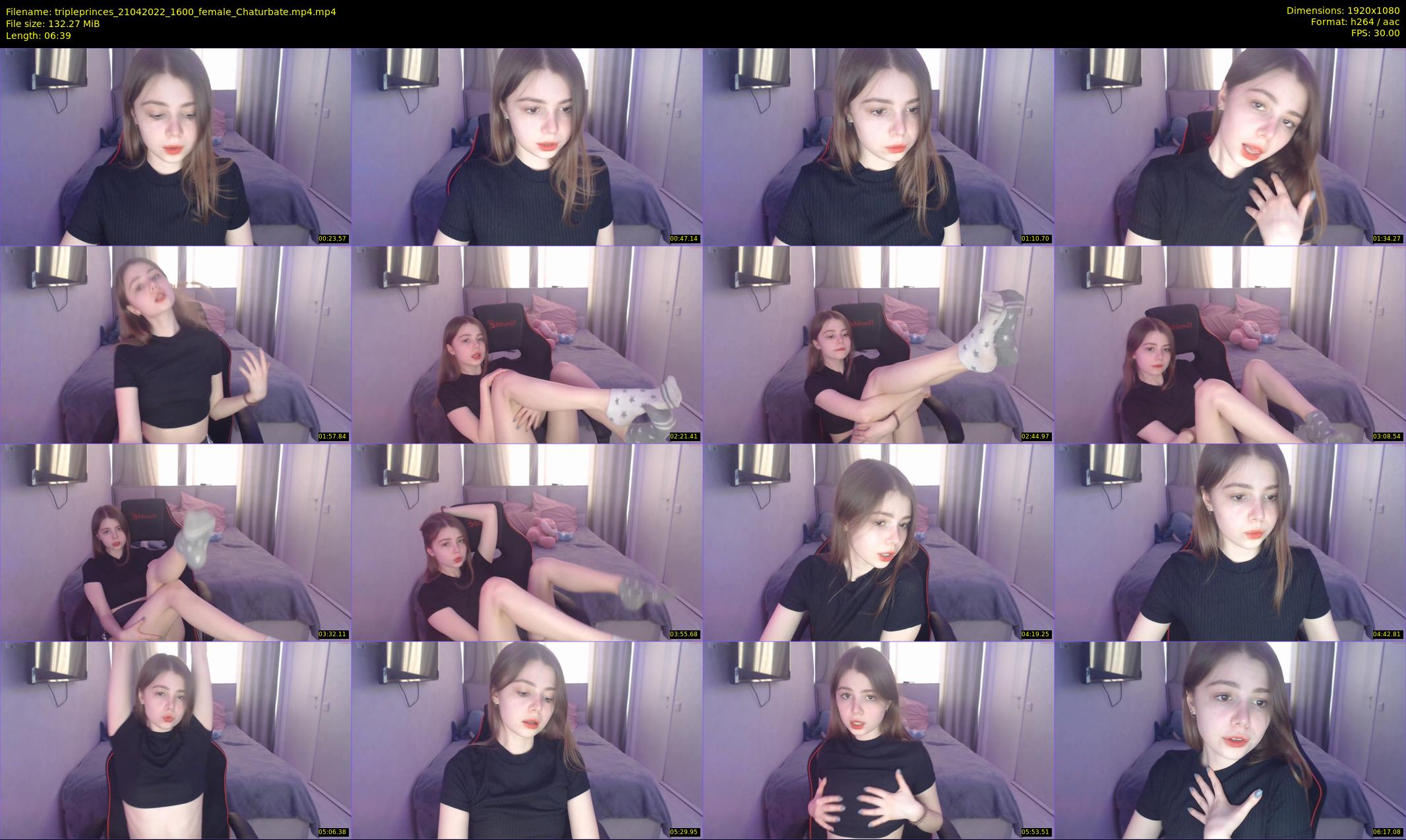 tripleprinces — 7 minute Chaturbate female cam show recording, 1080p, Apr 21, 2022