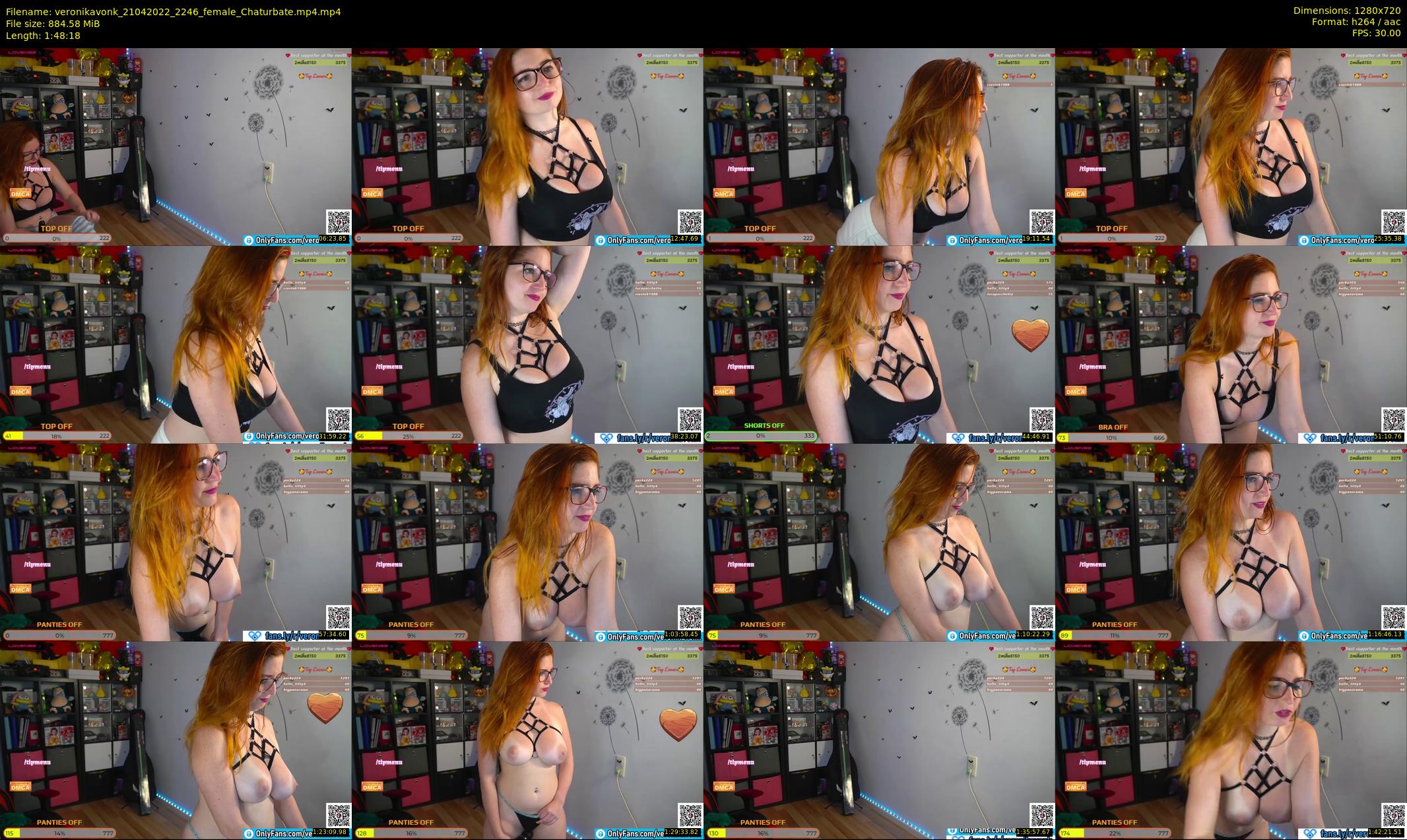 veronikavonk — 109 minute Chaturbate female cam show recording, 720p, Apr 21, 2022