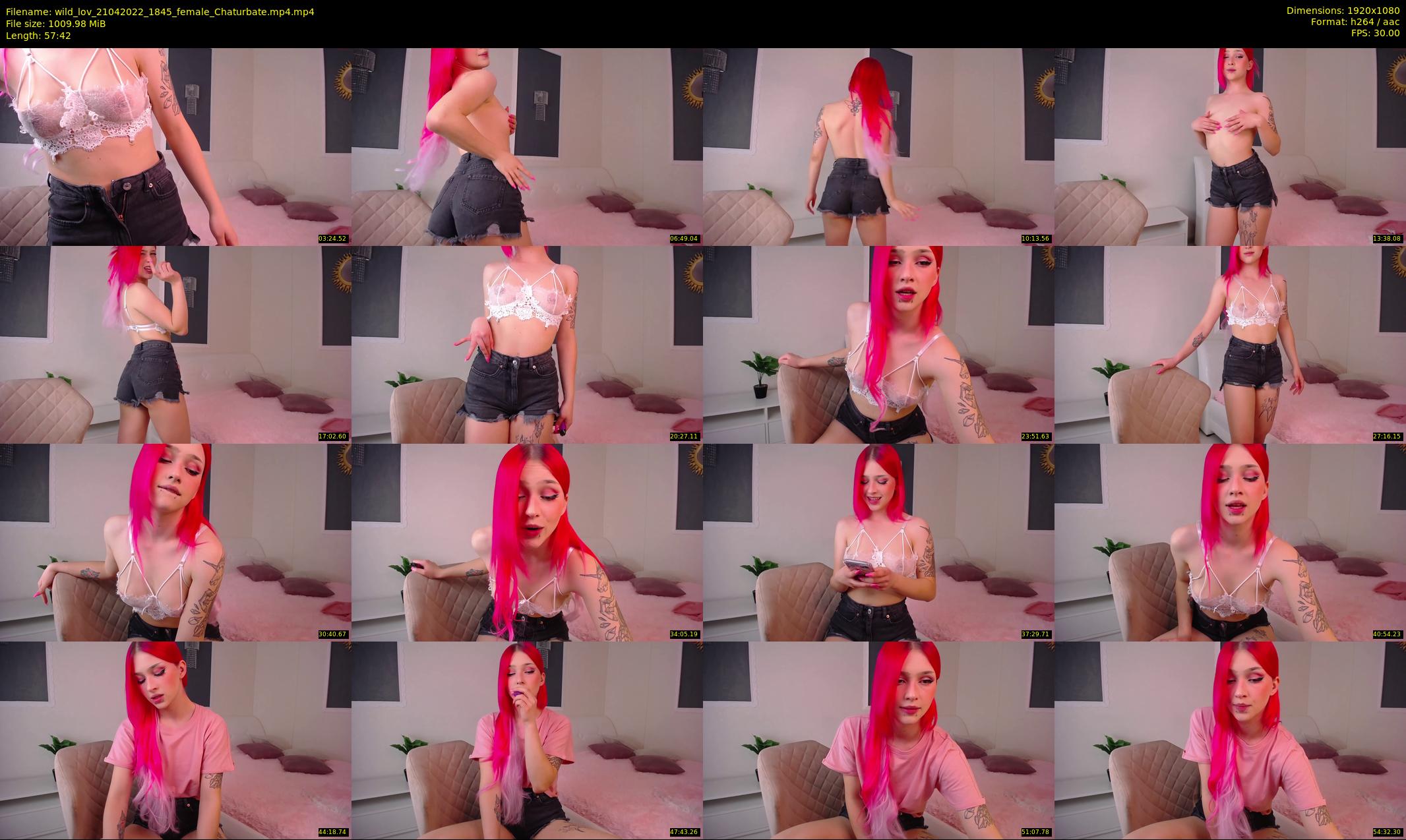 wild_lov — 58 minute Chaturbate female cam show recording, 1080p, Apr 21, 2022