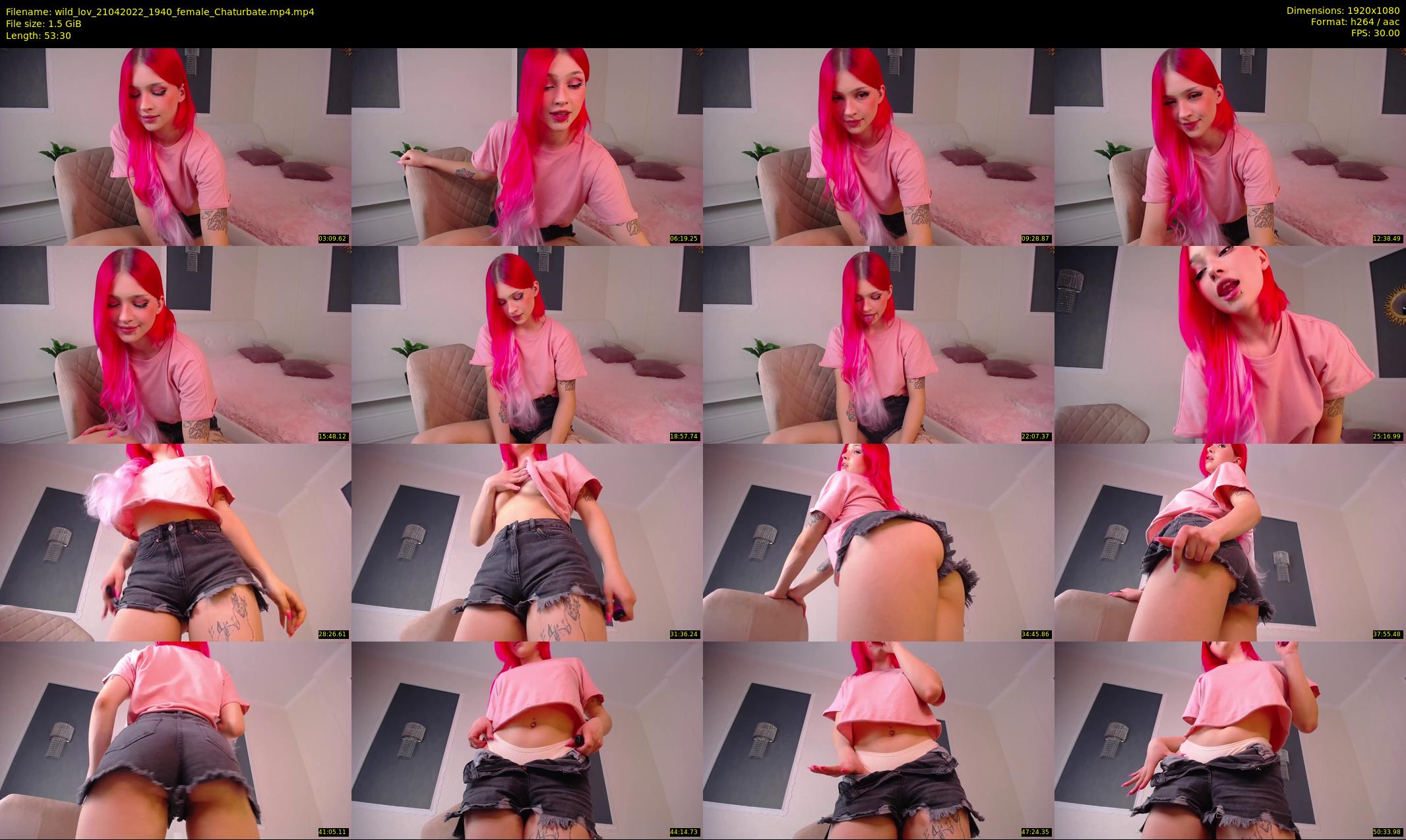 wild_lov — 54 minute Chaturbate female cam show recording, 1080p, Apr 21, 2022