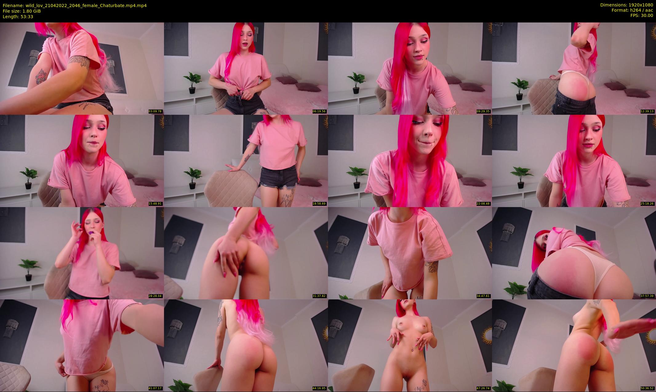 wild_lov — 54 minute Chaturbate female cam show recording, 1080p, Apr 21, 2022