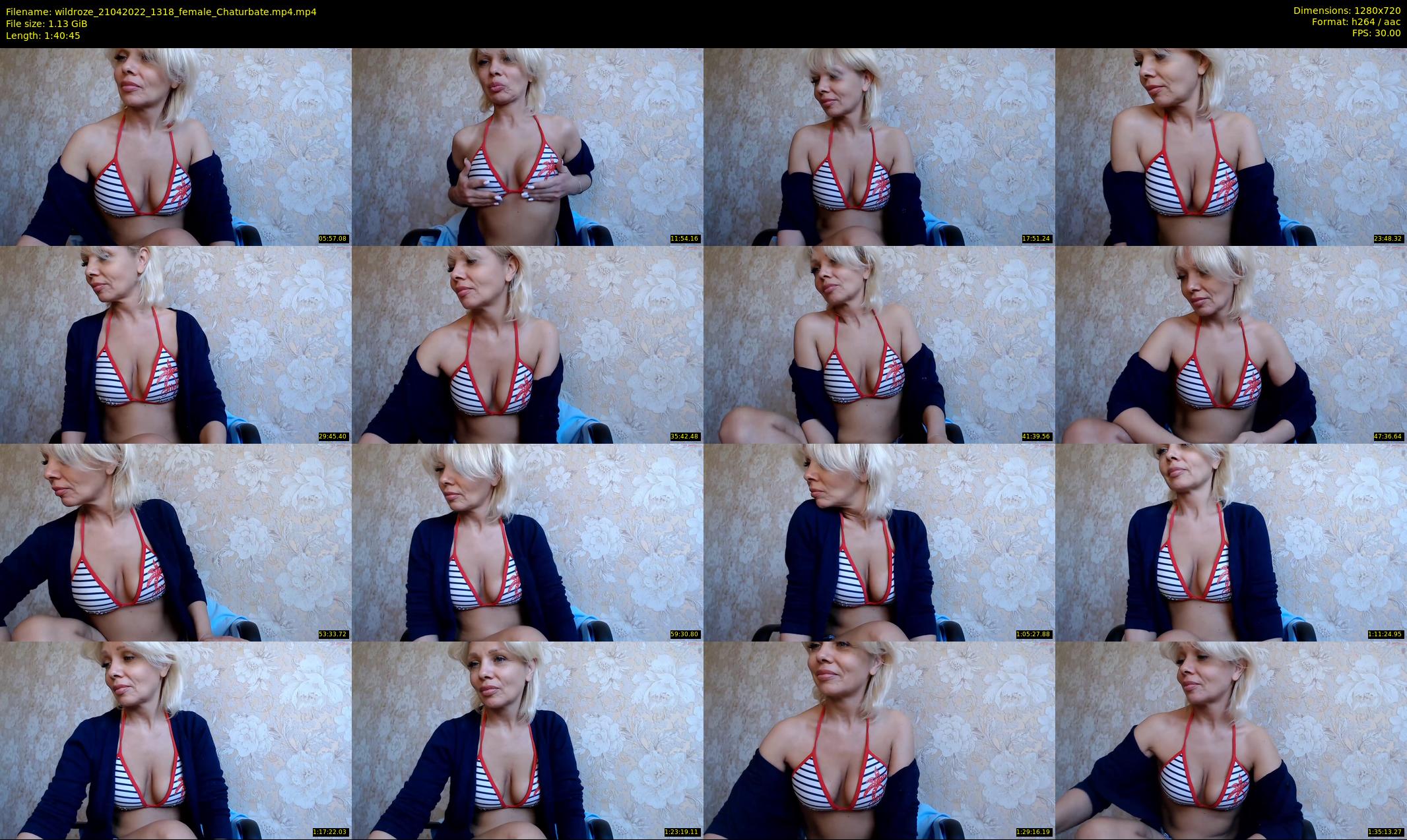 wildroze — 101 minute Chaturbate female cam show recording, 720p, Apr 21, 2022