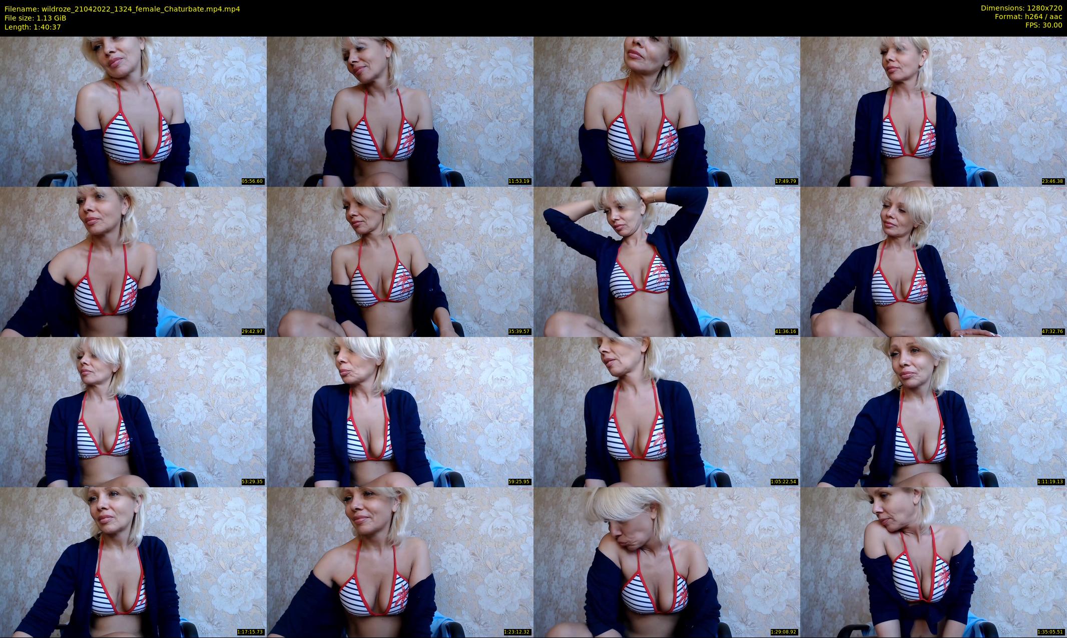 wildroze — 101 minute Chaturbate female cam show recording, 720p, Apr 21, 2022