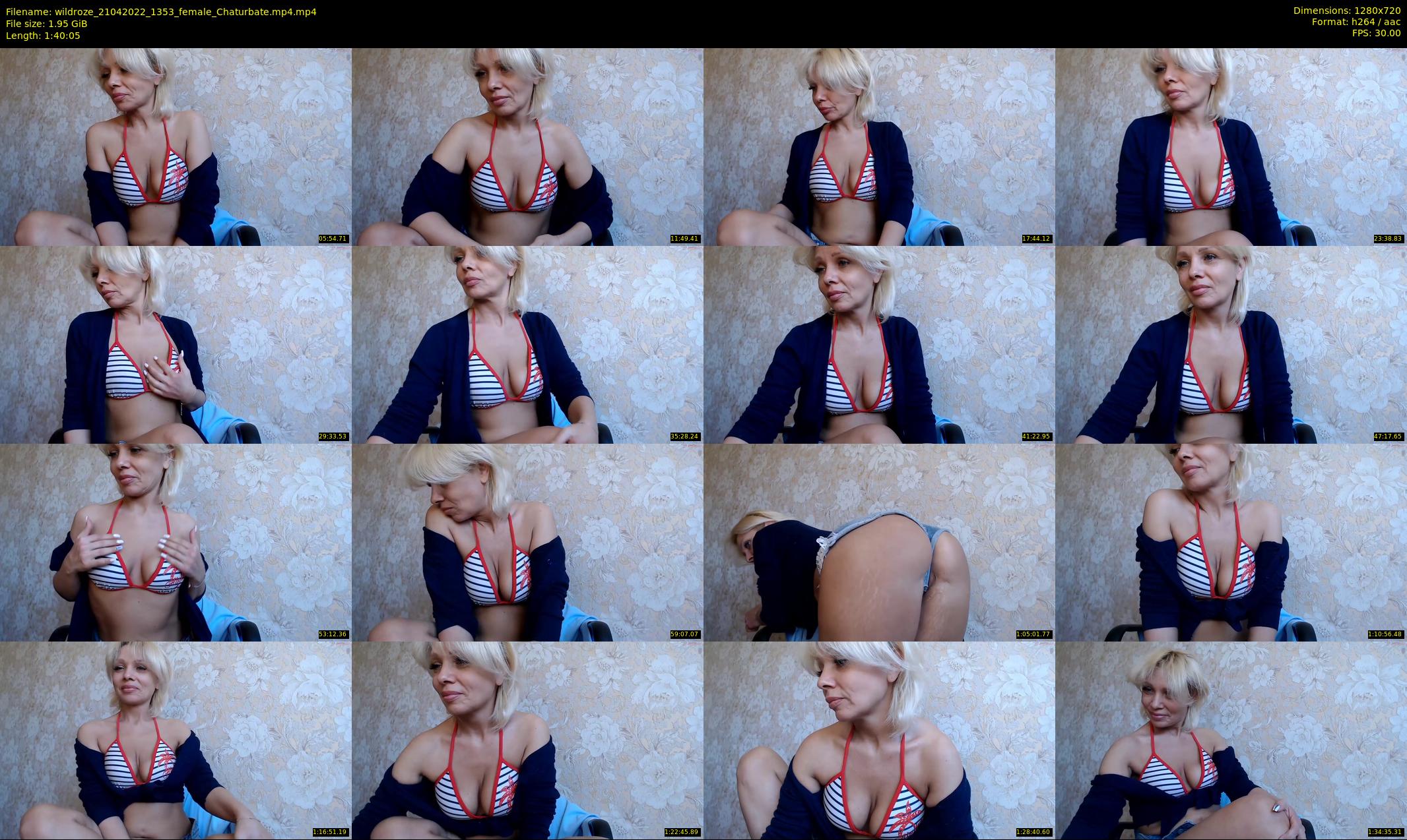 wildroze — 101 minute Chaturbate female cam show recording, 720p, Apr 21, 2022