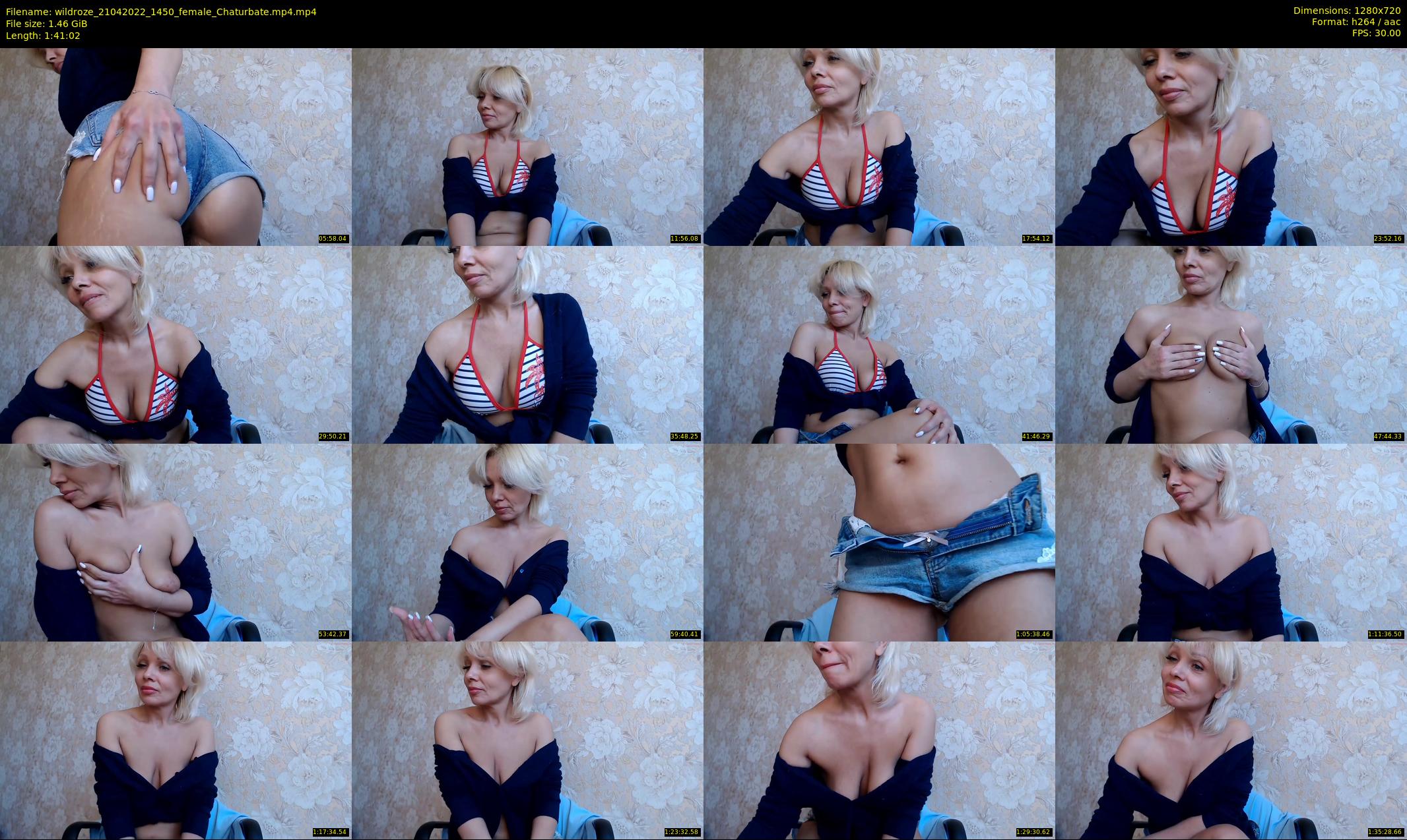 wildroze — 102 minute Chaturbate female cam show recording, 720p, Apr 21, 2022