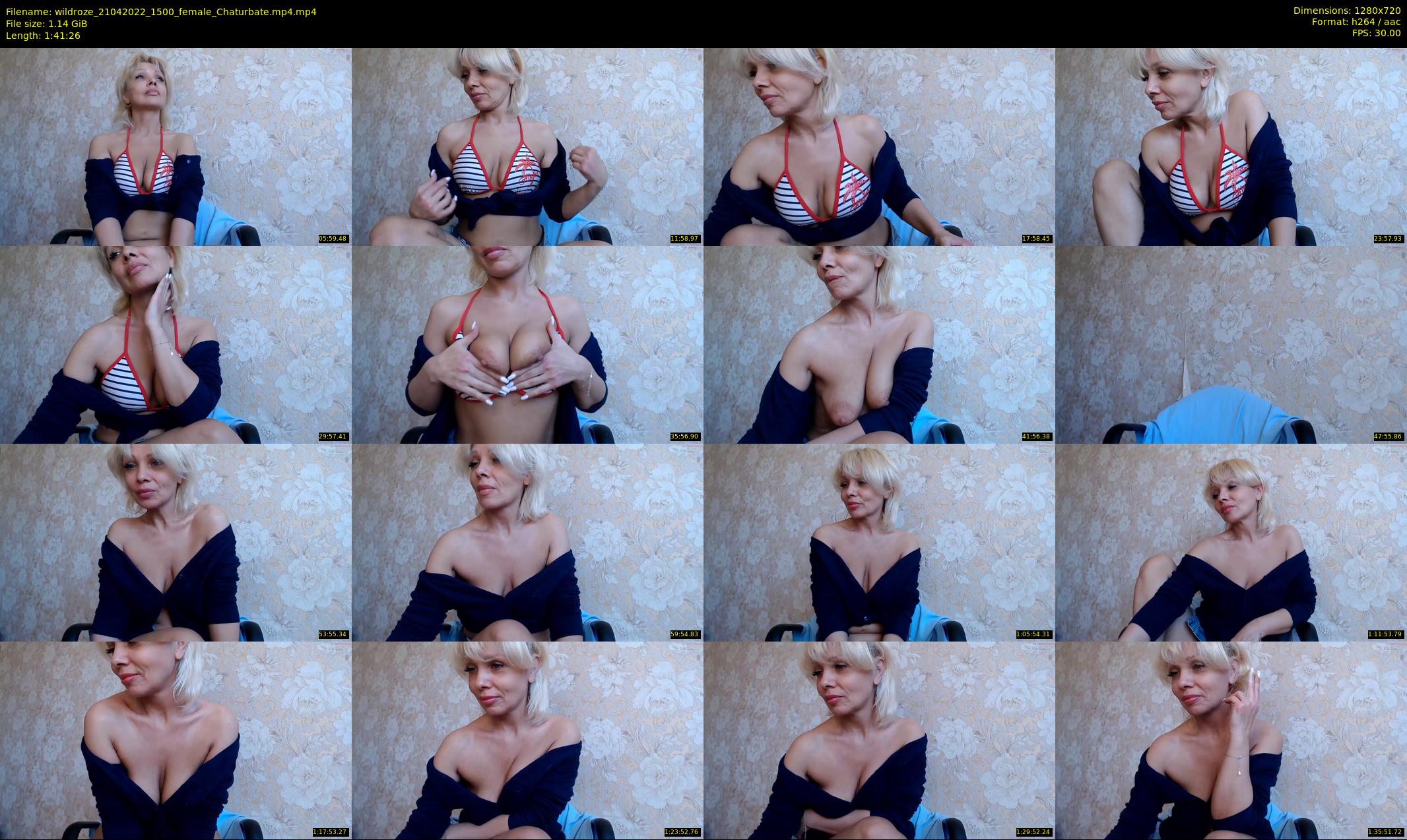 wildroze — 102 minute Chaturbate female cam show recording, 720p, Apr 21, 2022