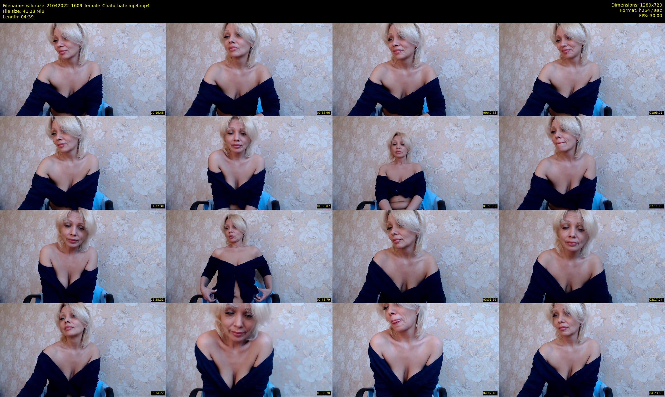 wildroze — 5 minute Chaturbate female cam show recording, 720p, Apr 21, 2022