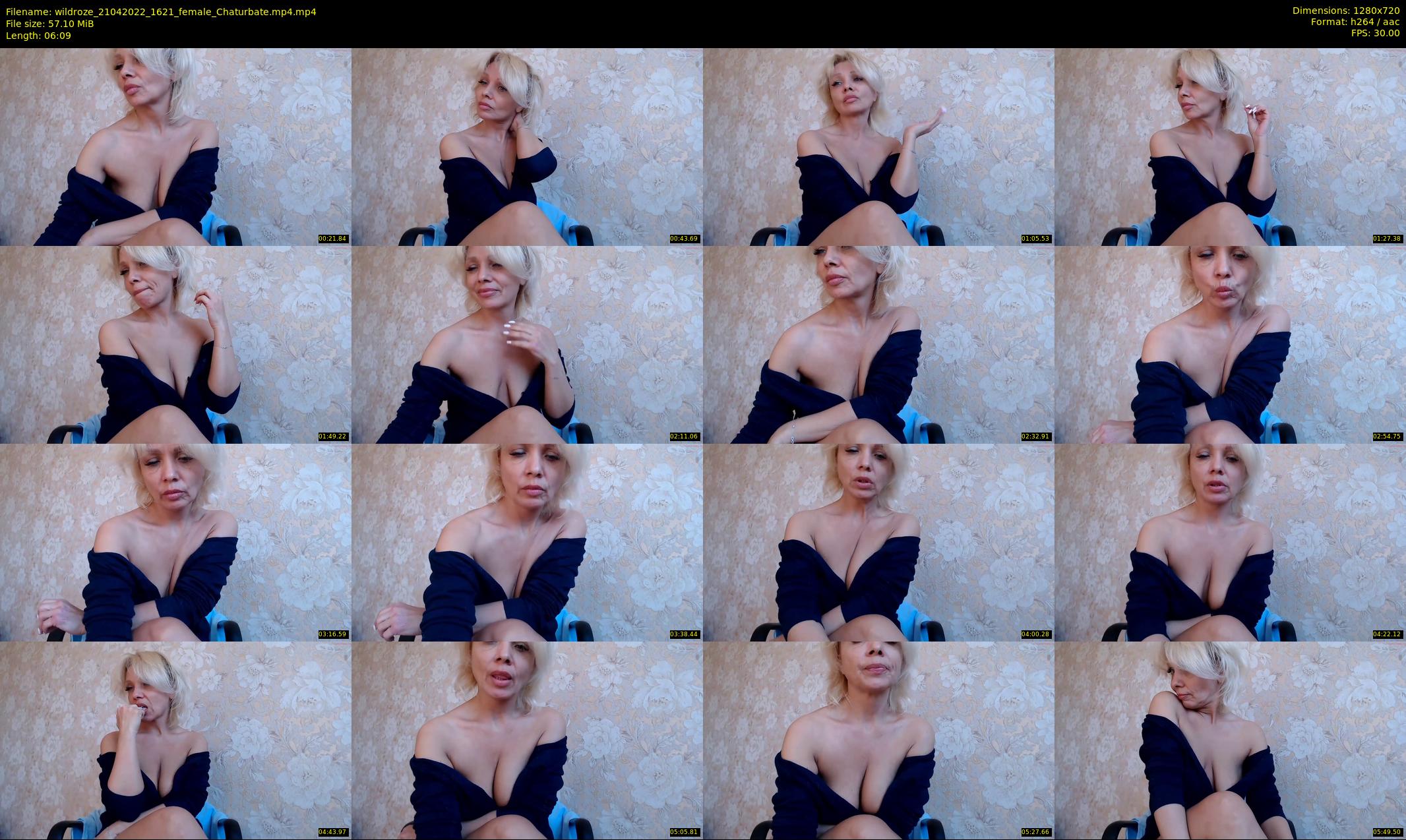 wildroze — 7 minute Chaturbate female cam show recording, 720p, Apr 21, 2022