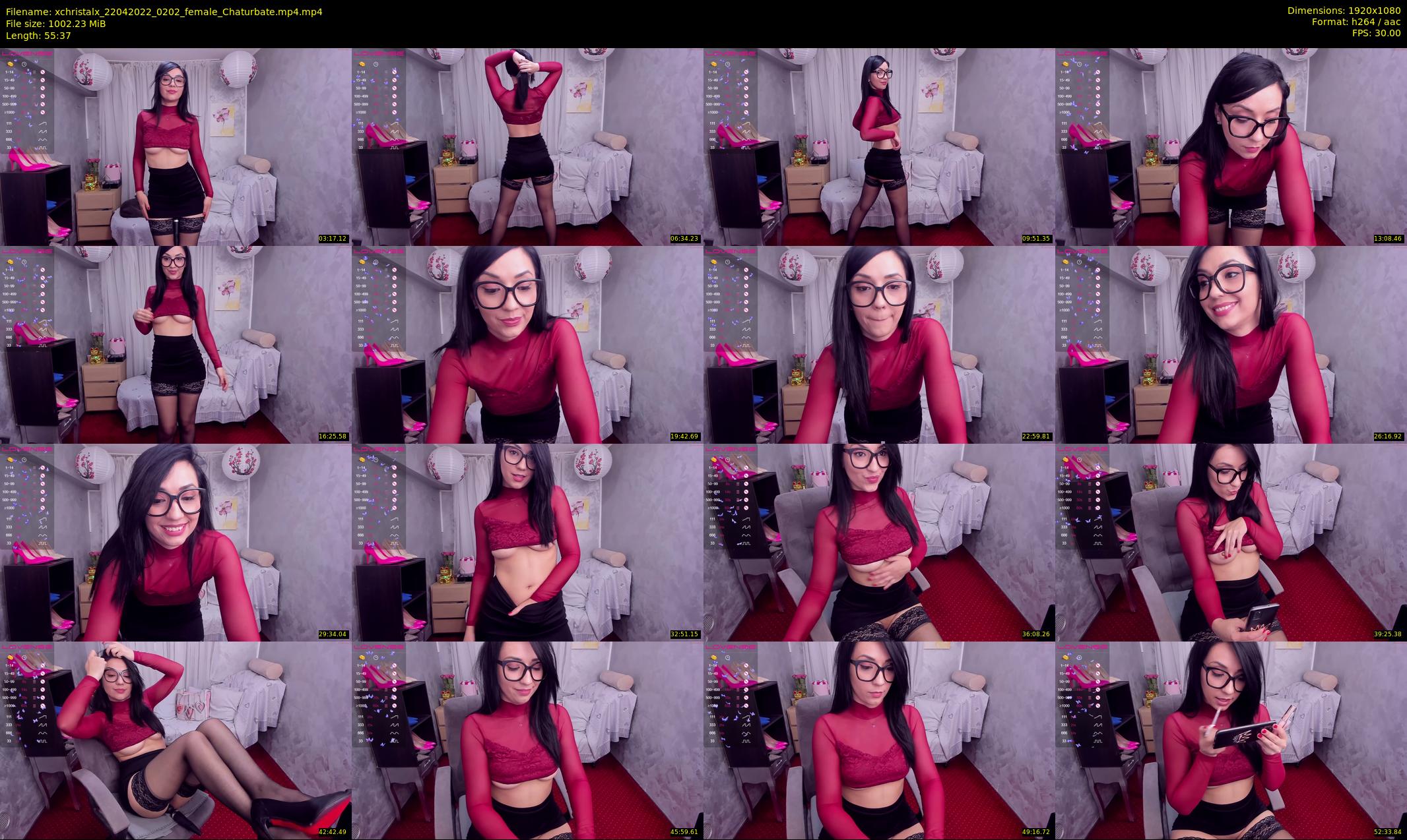 xchristalx — 56 minute Chaturbate female cam show recording, 1080p, Apr 22, 2022