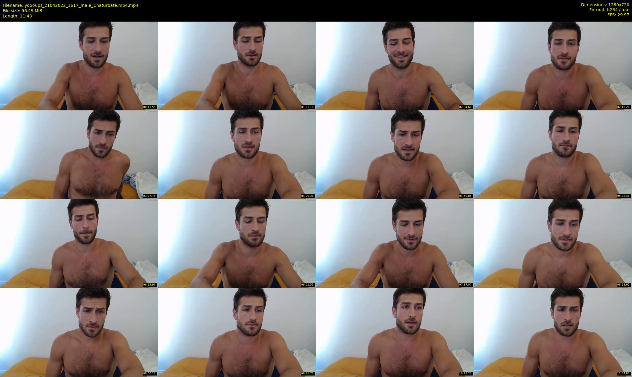 yoooups — 12 minute Chaturbate male cam show recording, 720p, Apr 21, 2022
