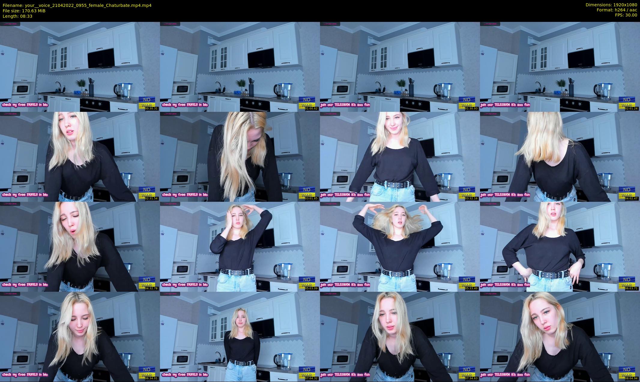 your__voice — 9 minute Chaturbate female cam show recording, 1080p, Apr 21, 2022
