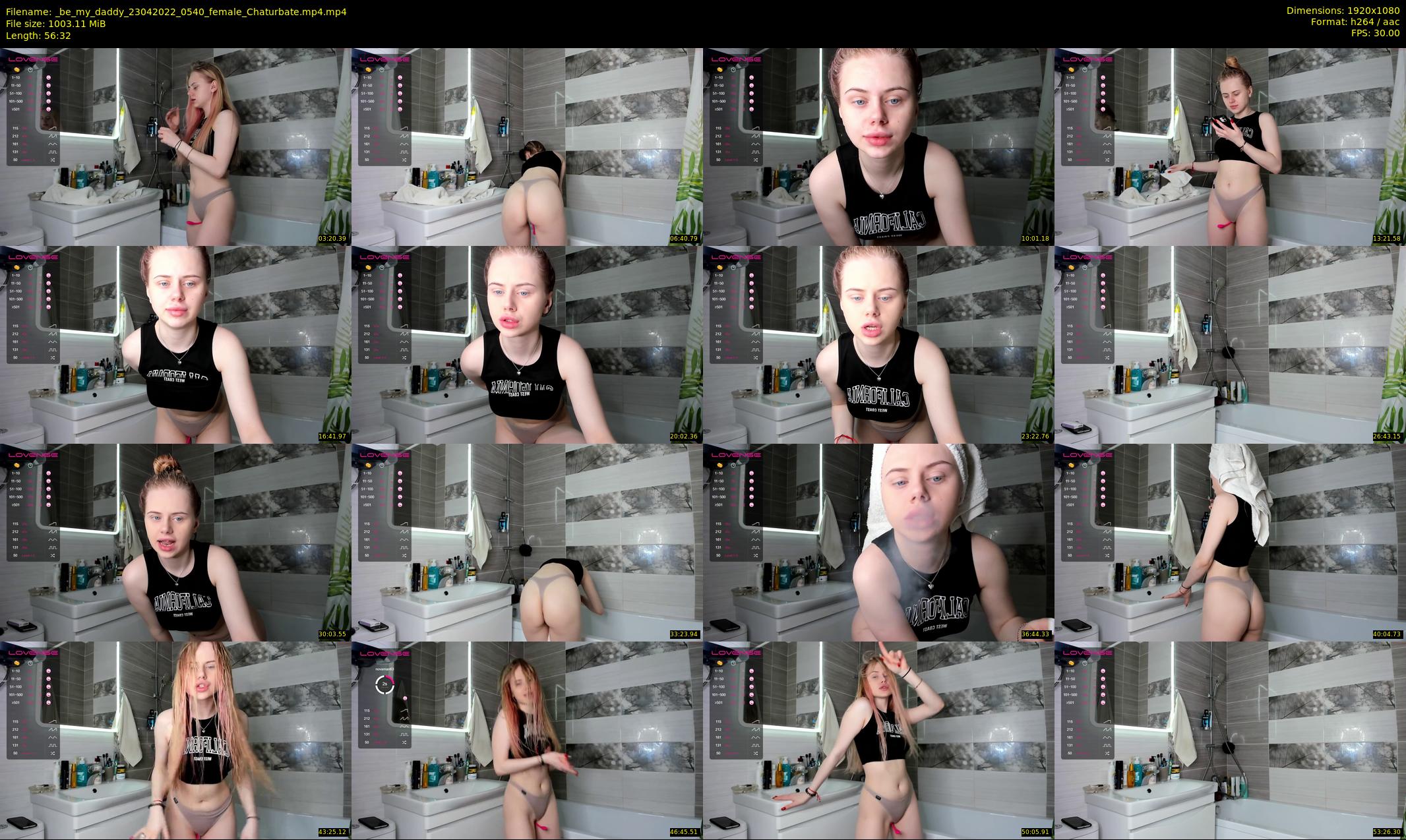 _be_my_daddy — 57 minute Chaturbate female cam show recording, 1080p, Apr 23, 2022