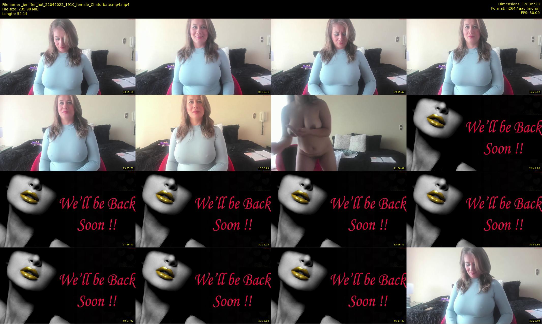 _jeniffer_hot — 53 minute Chaturbate female cam show recording, 720p, Apr 22, 2022