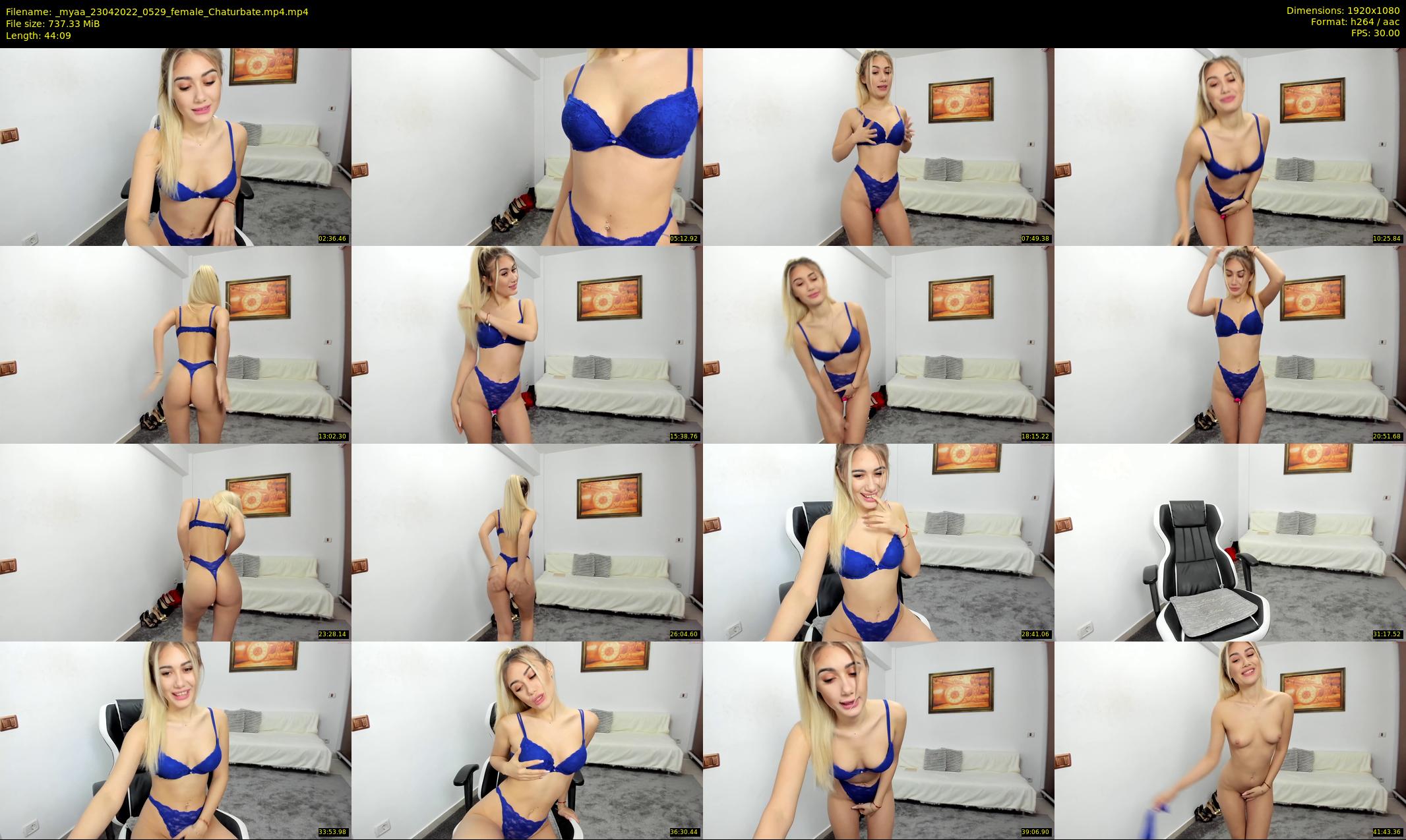 _myaa — 45 minute Chaturbate female cam show recording, 1080p, Apr 23, 2022