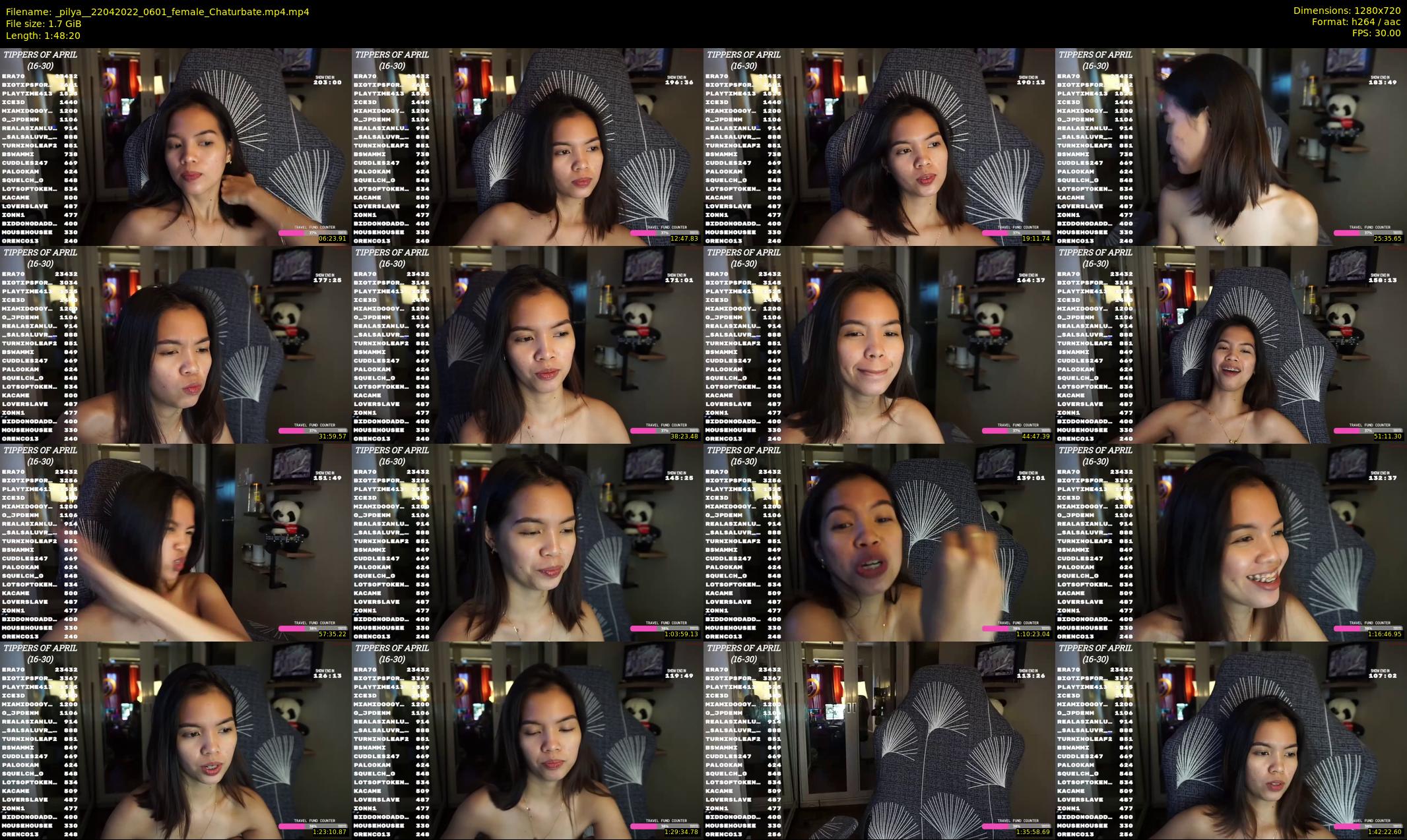 _pilya_ — 109 minute Chaturbate female cam show recording, 720p, Apr 22, 2022
