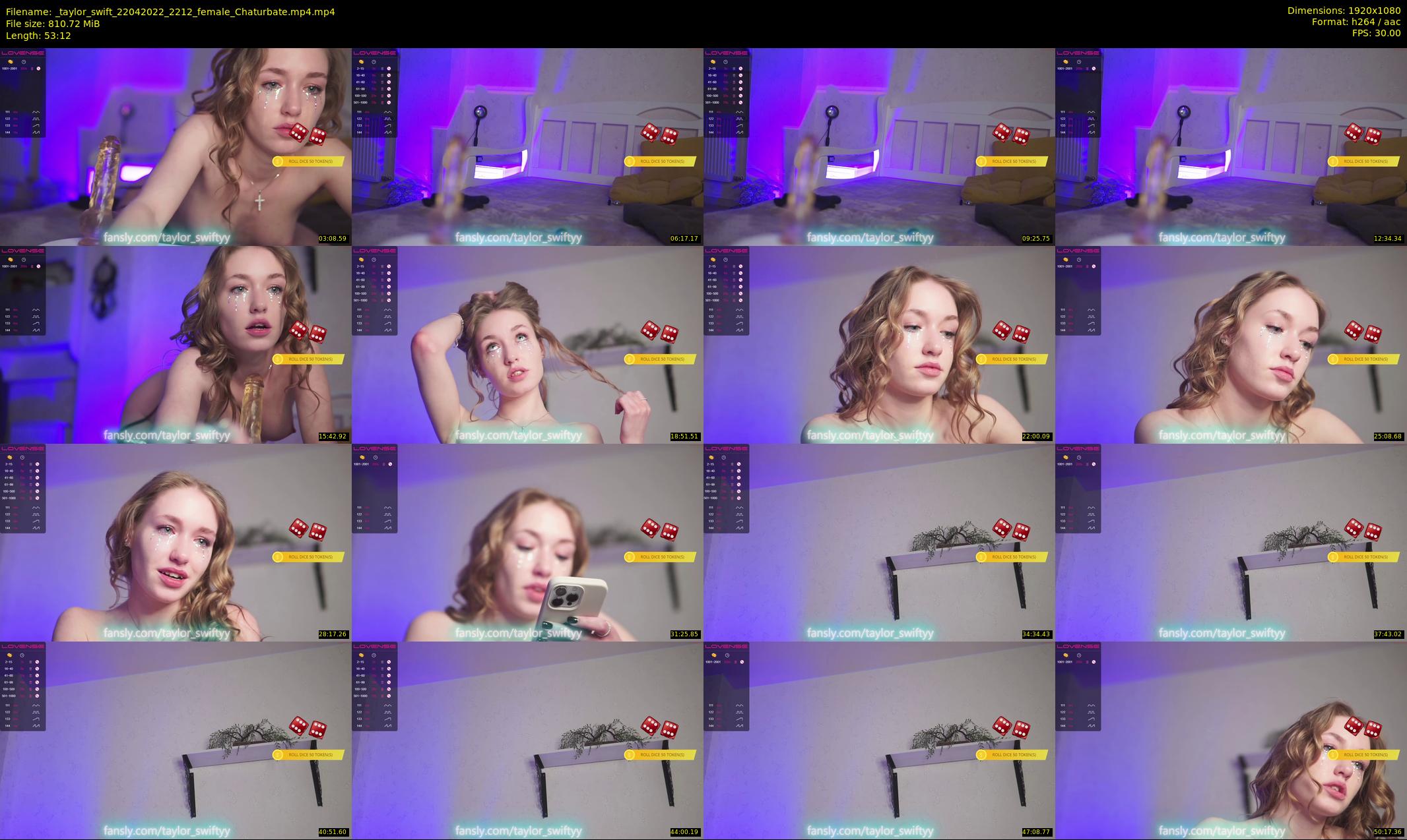 _taylor_swift — 54 minute Chaturbate female cam show recording, 1080p, Apr 22, 2022