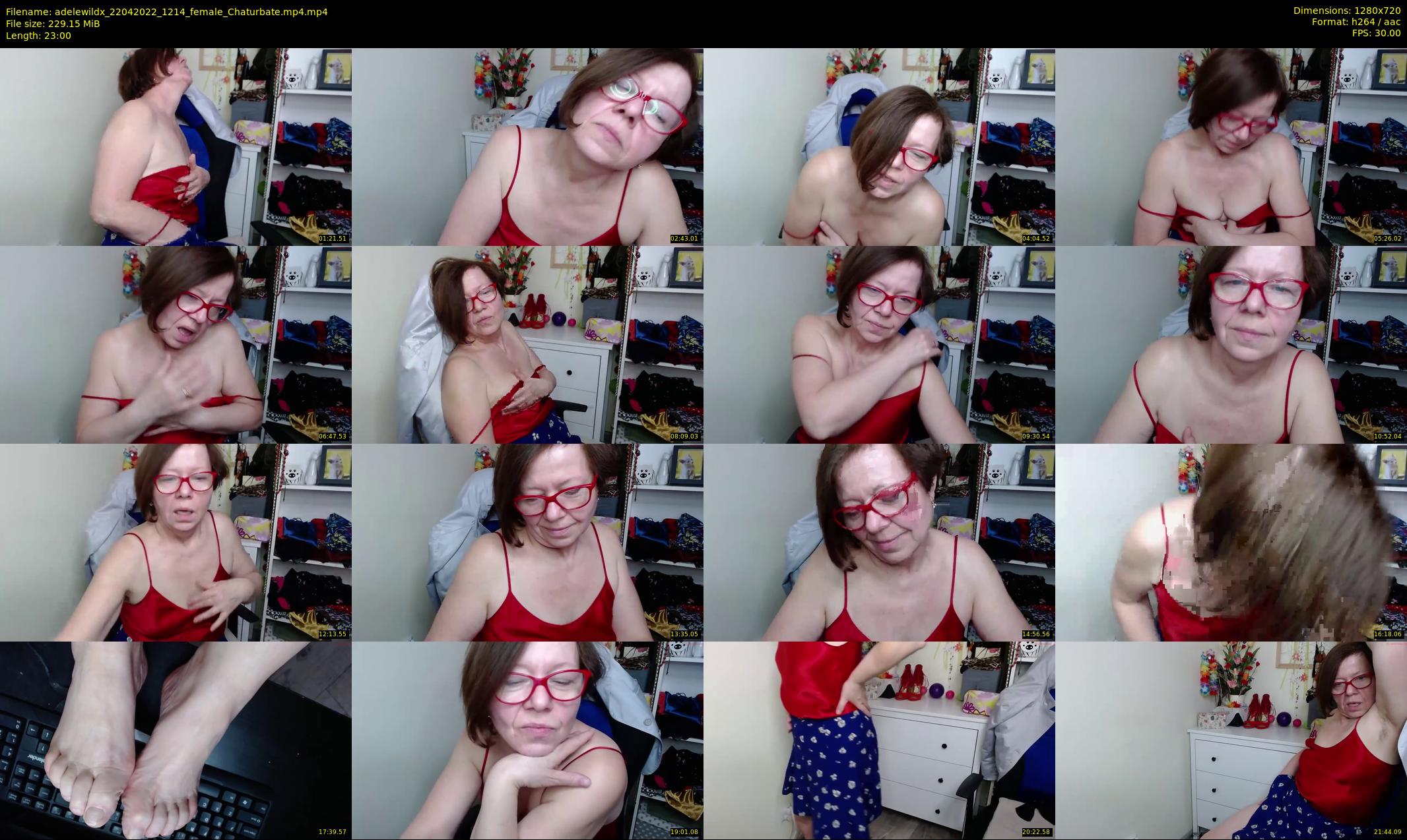adelewildx — 23 minute Chaturbate female cam show recording, 720p, Apr 22, 2022