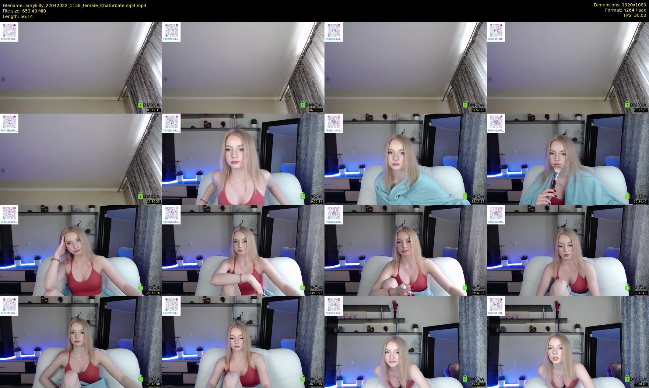 adrykilly — 57 minute Chaturbate female cam show recording, 1080p, Apr 22, 2022
