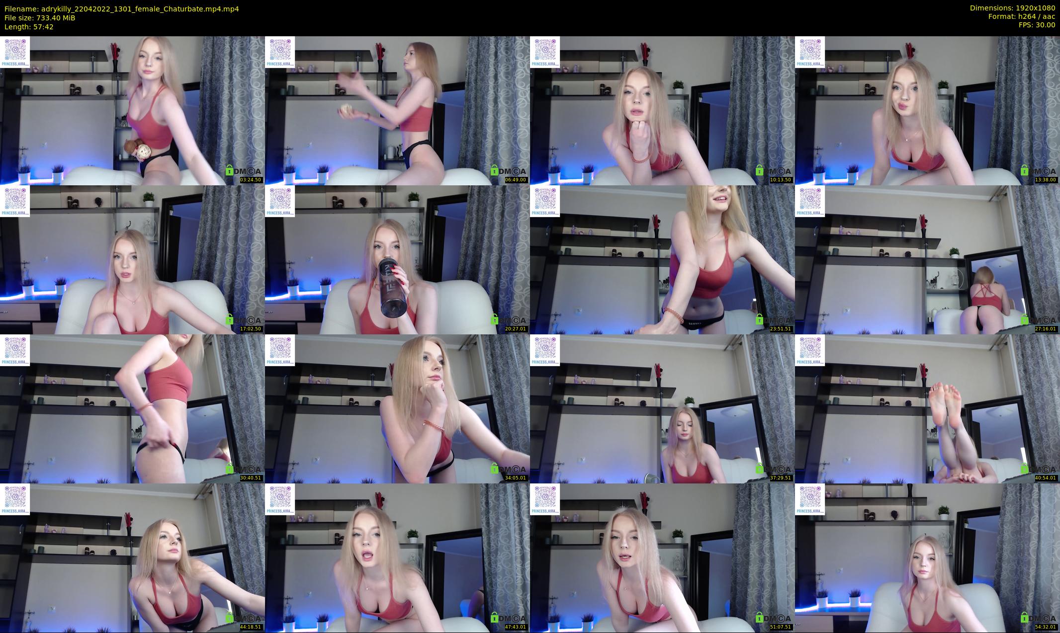 adrykilly — 58 minute Chaturbate female cam show recording, 1080p, Apr 22, 2022