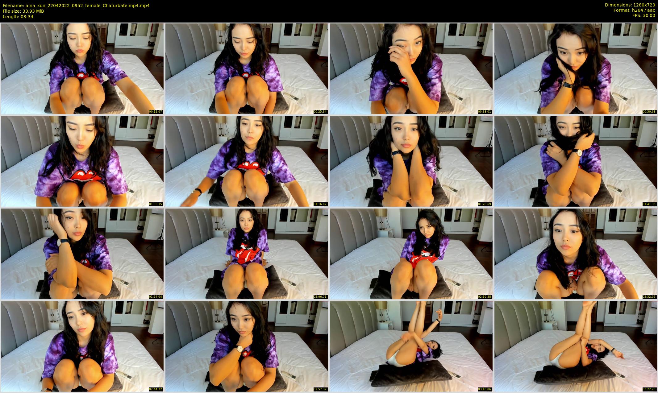 aina_kun — 4 minute Chaturbate female cam show recording, 720p, Apr 22, 2022