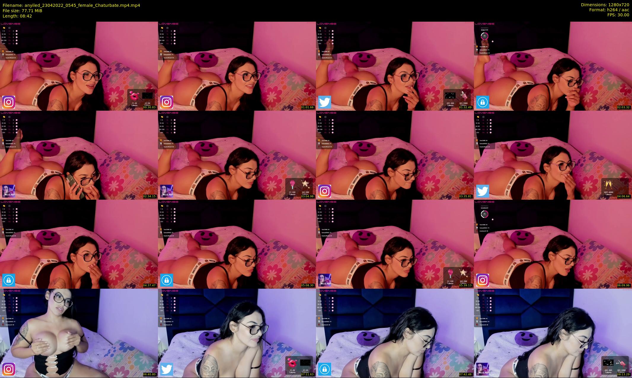 anyiled — 9 minute Chaturbate female cam show recording, 720p, Apr 23, 2022